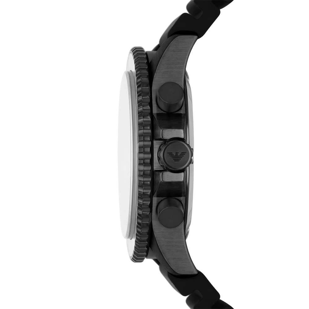 Emporio Armani Men's Dive-Inspired Sports Watch with Stainless Steel, Ceramic, or Silicone Band