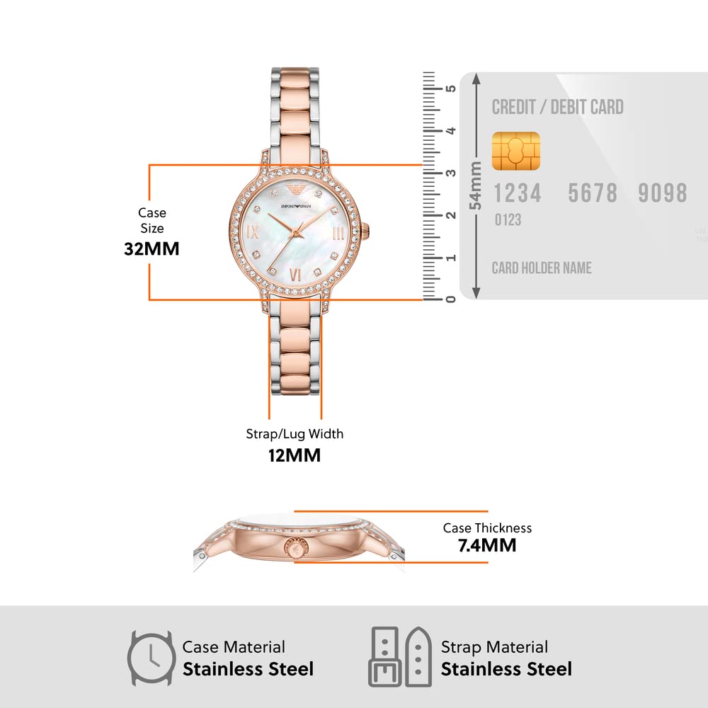 Emporio Armani Watch, Rose Gold, Bracelet AR11499
