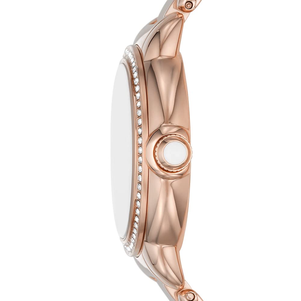 Emporio Armani Watch for Women, Three Hand Quartz Movement and 32mm Case Size with Stainless Steel, Leather or Silicone Strap