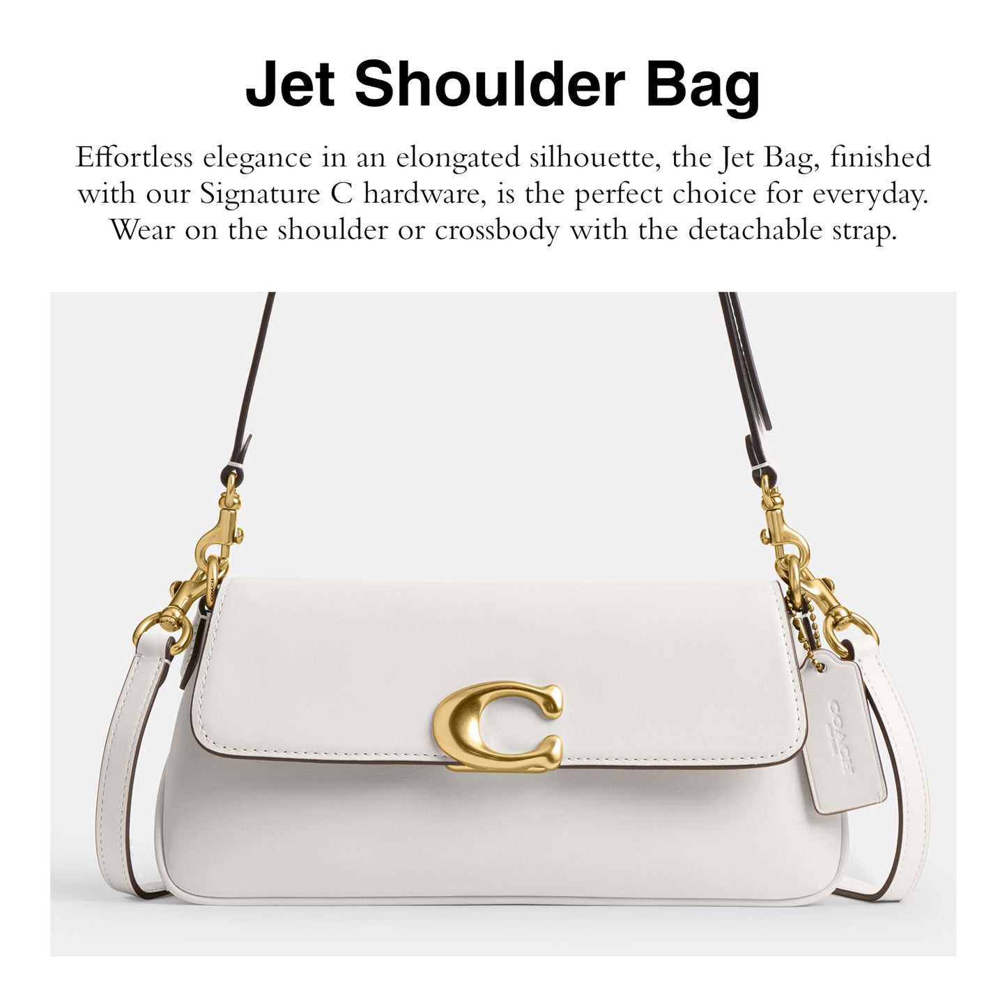 Coach Womens Jet Shoulder Bag Shoulder