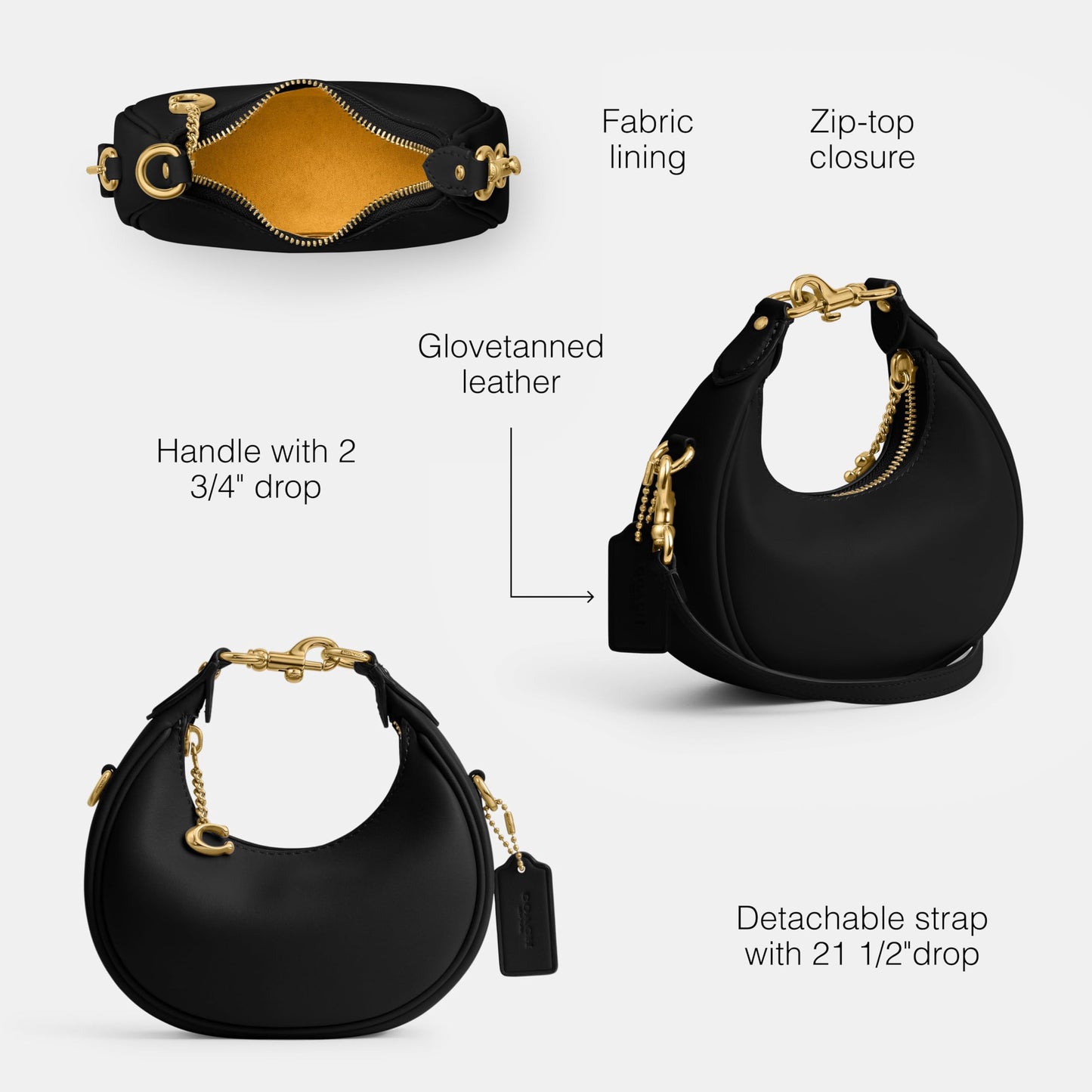 COACH Womens Jonie Bag Shoulder