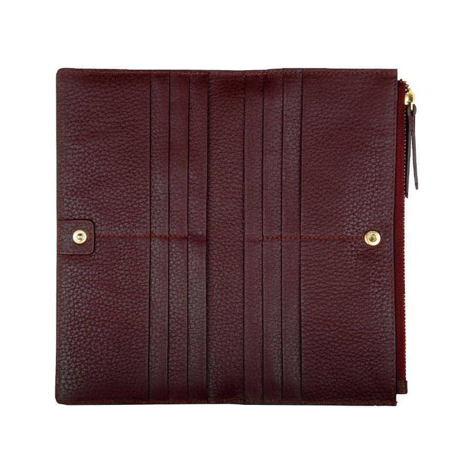 Radley London Eltham Stripe Leather Wallet (Port/Gold) - Brandat Outlet, Women's Handbags Outlet ,Handbags Online Outlet | Brands Outlet | Brandat Outlet | Designer Handbags Online |