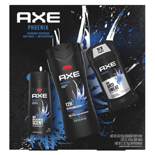 Unilever-AXE Phoenix Gift Set (Deo Body Spray, Deo Stick, Body Wash) - Brandat Outlet