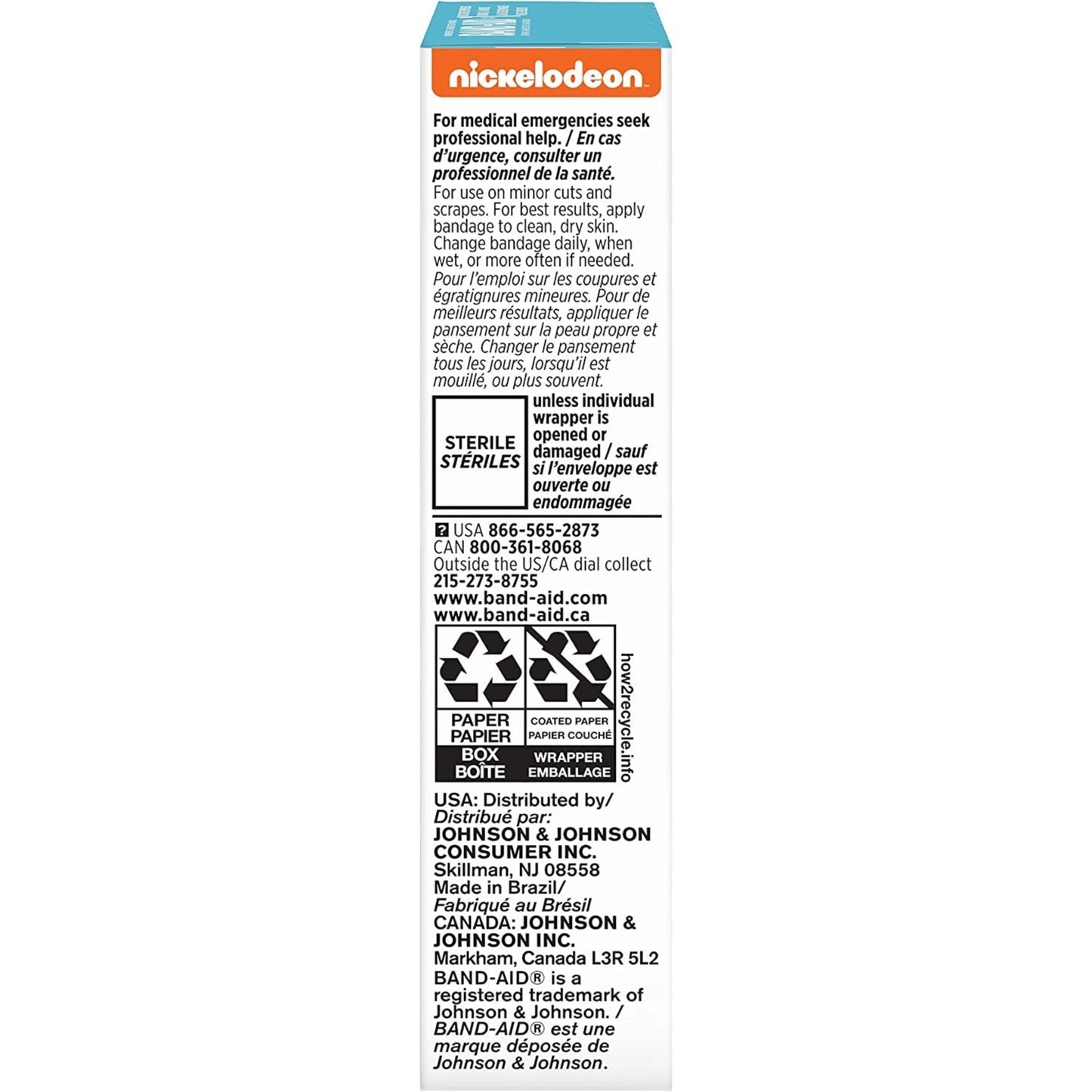 Johnson & Johnson-Baby Shark Band-AID Bandages - First Aid Kit Supplies - 20 per Pack - Brandat Outlet