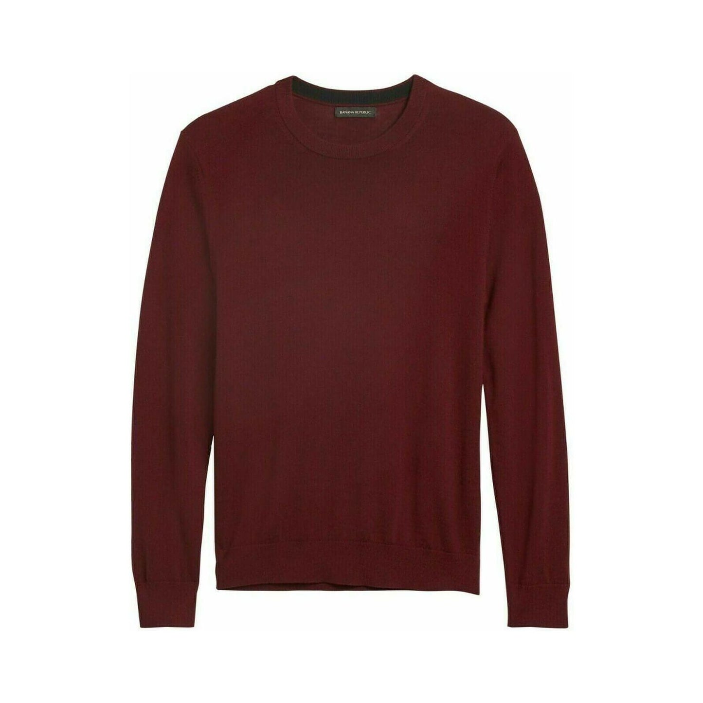 Banana Republic-Banana Republic Men’s Crew Sweatshirt, (Burgundy Heather) - Brandat Outlet