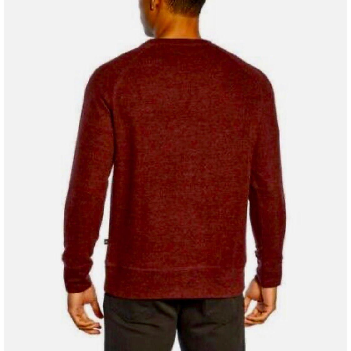 Banana Republic-Banana Republic Men’s Crew Sweatshirt, (Burgundy Heather) - Brandat Outlet