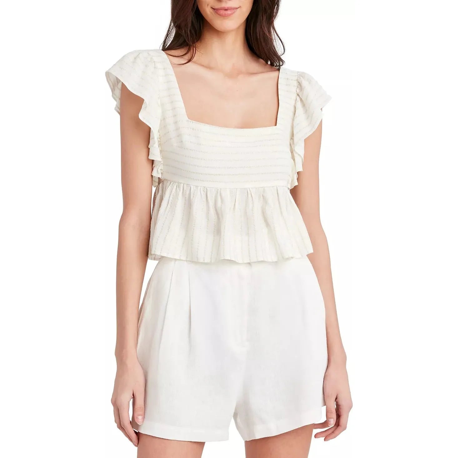 Bcbg metallic sale top