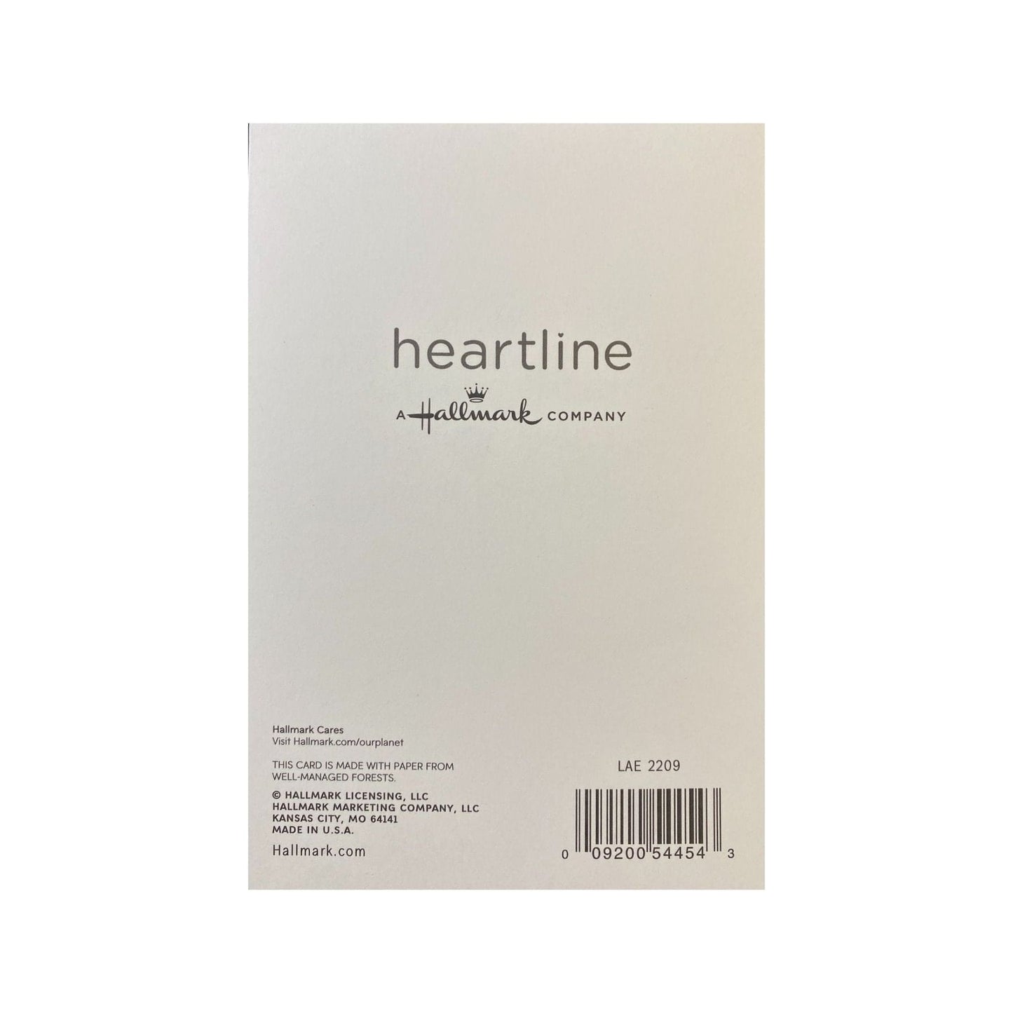 Hallmar-Birthday Card with Envelope - Heartline by Hallmark - "I AM LOVED!" - Brandat Outlet