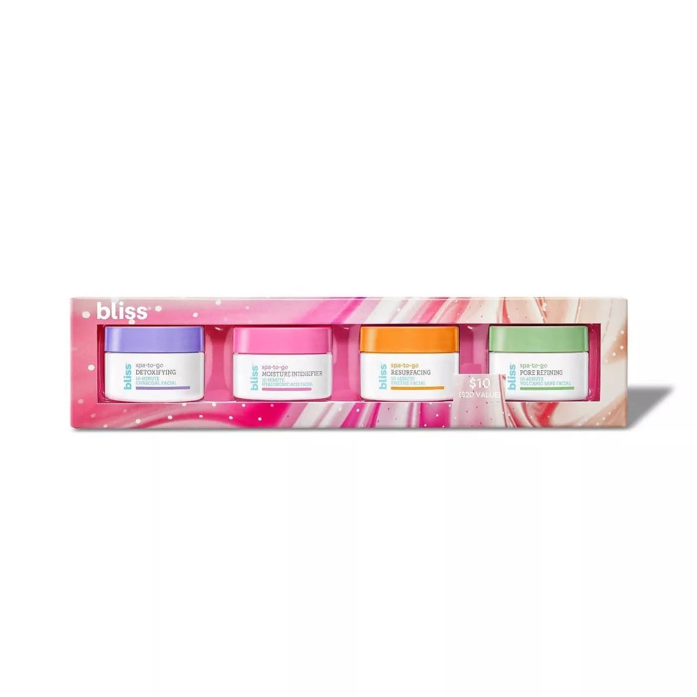 bliss-bliss Spa to Go Facial Skincare Gift Set - 4ct - Brandat Outlet