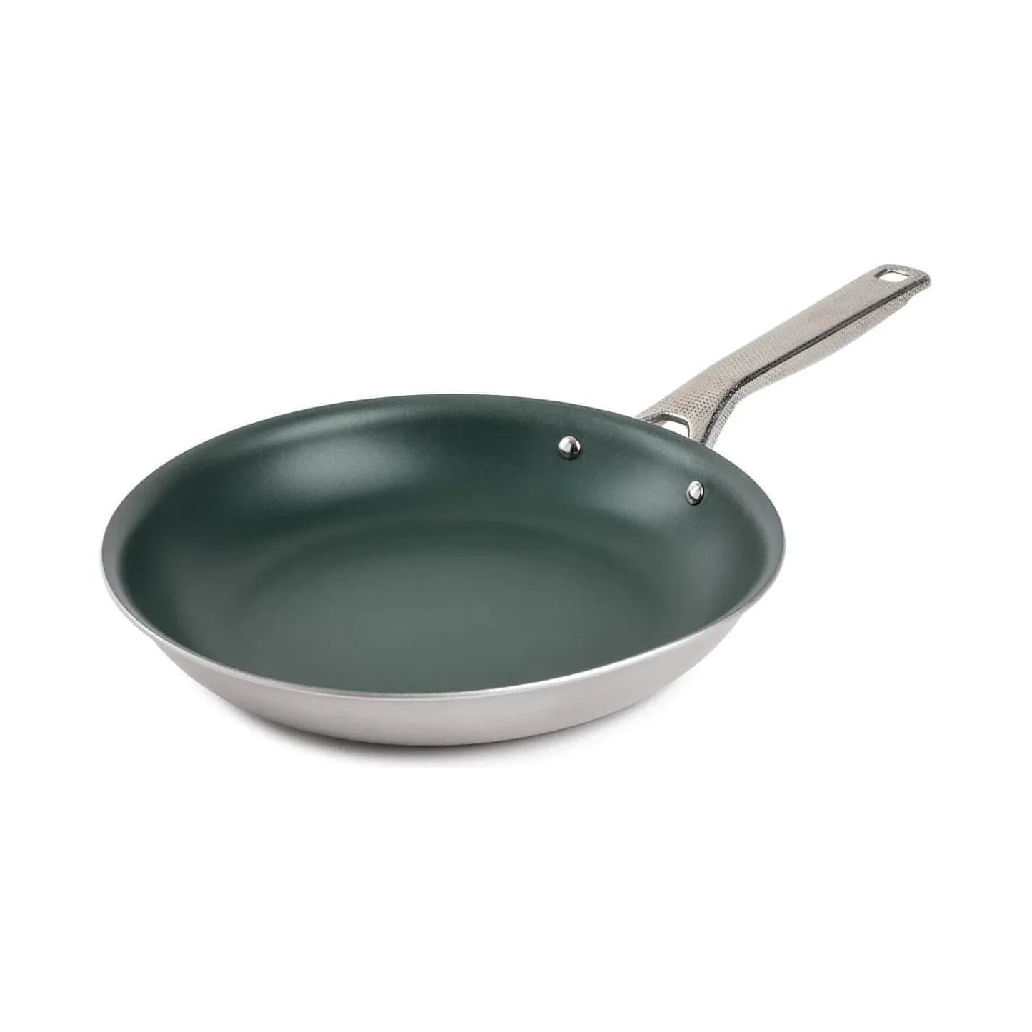 Brooklyn Steel Co.-Brooklyn Steel Co. Interstellar 12" Flared Sparkle Frypan with Hammered Handle (Emerald) - Brandat Outlet