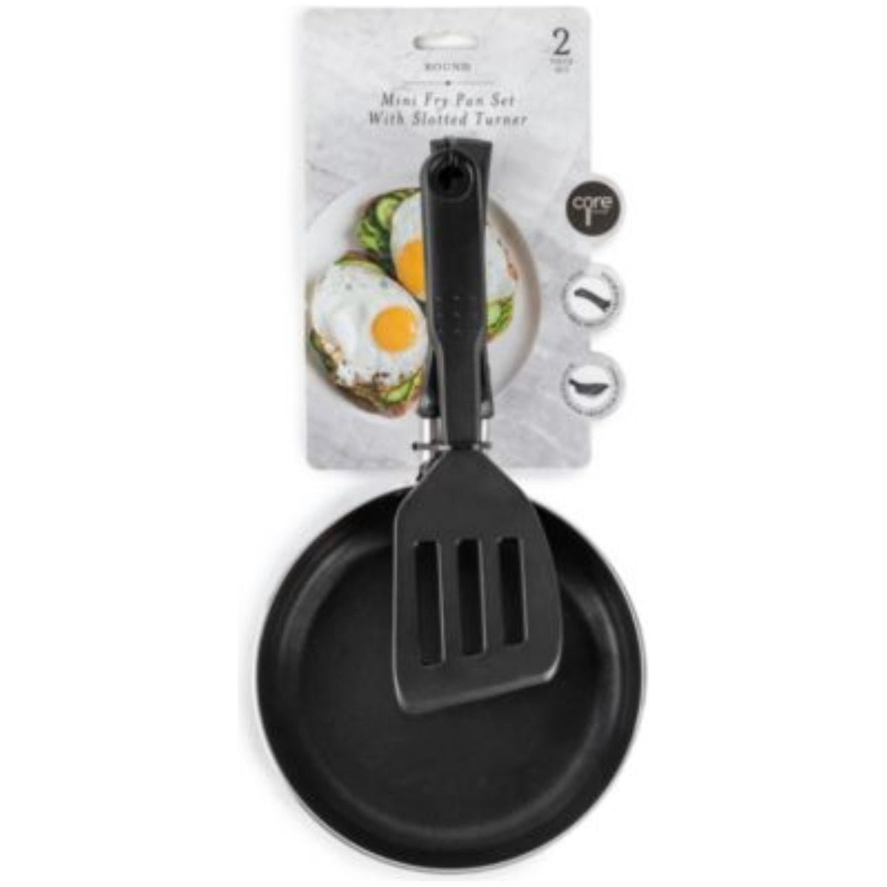 Brooklyn Steel Co.-Brooklyn Steel Co. Mini Round Fry Pan & Slotted Turner 2-Pc. Set (Blue) - Brandat Outlet