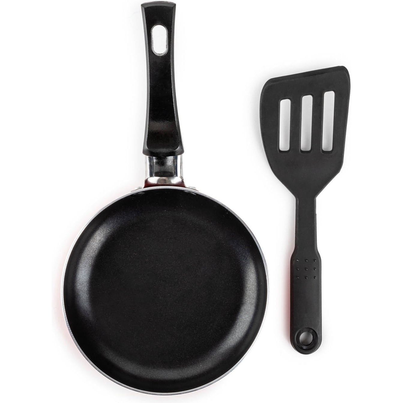 Brooklyn Steel Co.-Brooklyn Steel Co. Mini Round Fry Pan & Slotted Turner 2-Pc. Set (Lychee) - Brandat Outlet