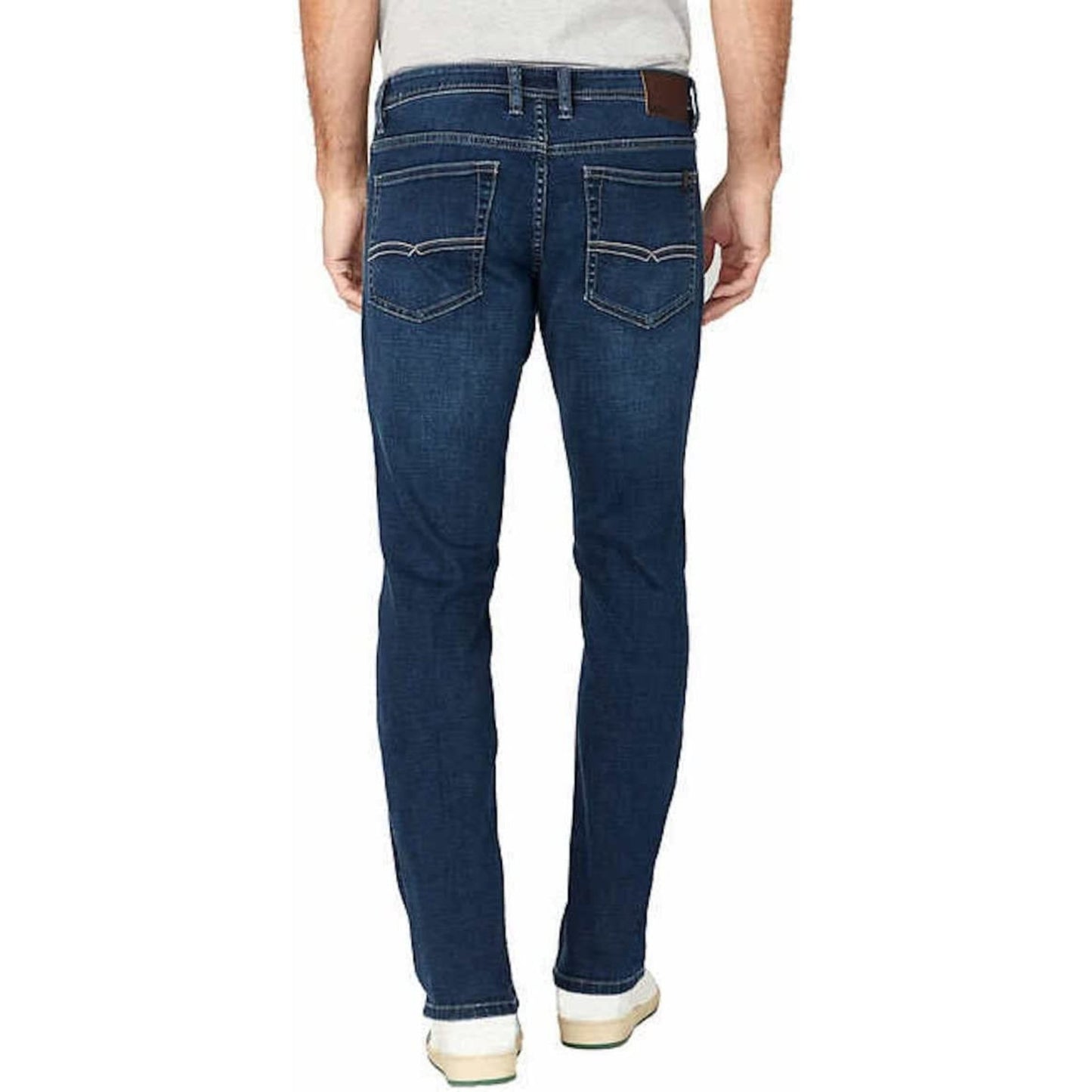 Buffalo David-Buffalo David Bitton Men's Jackson 5 Pocket Straight Stretch Denim Jean Blue - Brandat Outlet