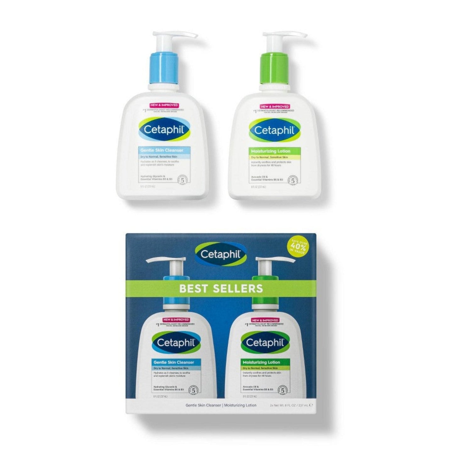 Cetaphil Skincare Set Gift Set - 2ct