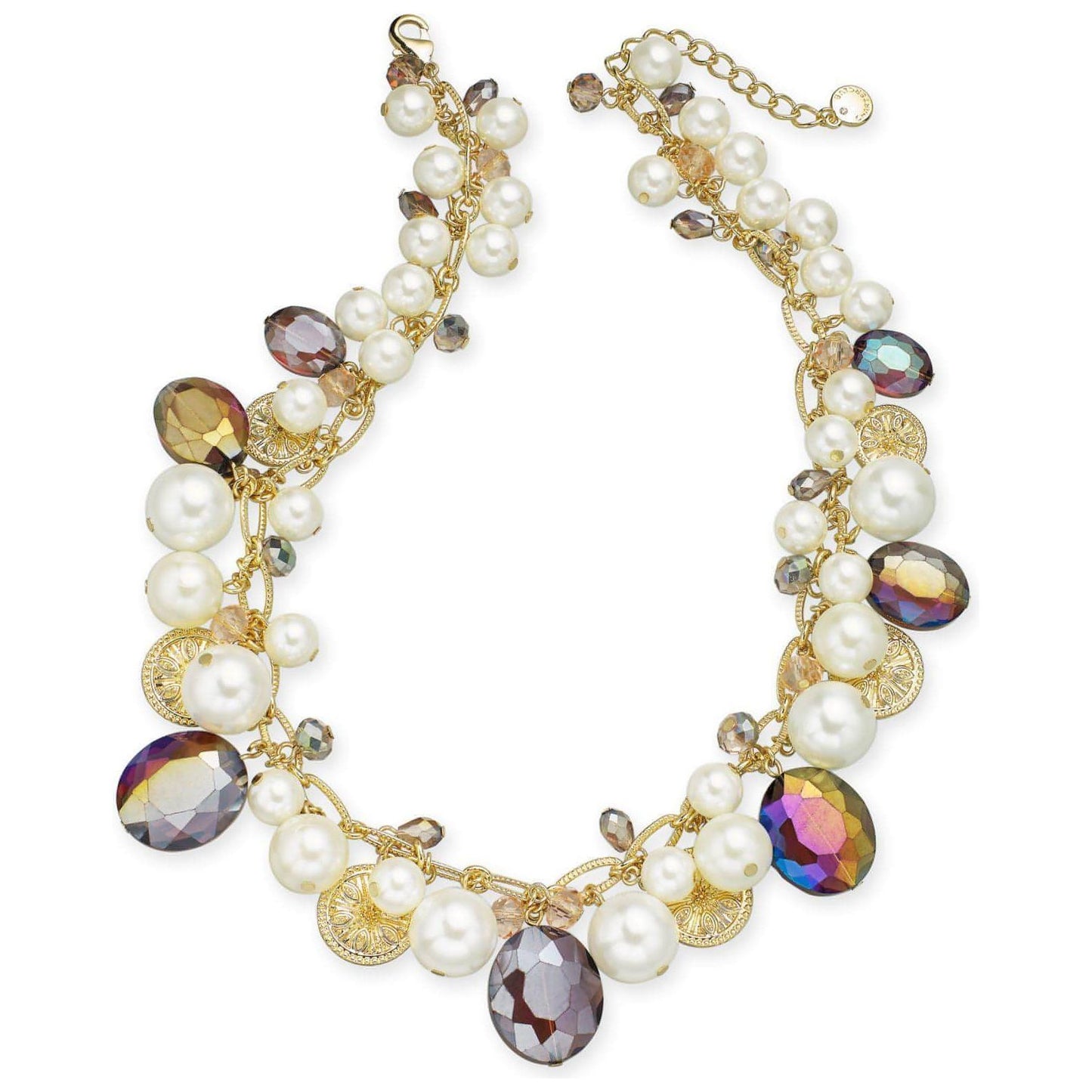Charter Club Gold-Tone Coin & Bead ImitationIon pearl statement necklace - Brandat Outlet, Women's Handbags Outlet ,Handbags Online Outlet | Brands Outlet | Brandat Outlet | Designer Handbags Online |