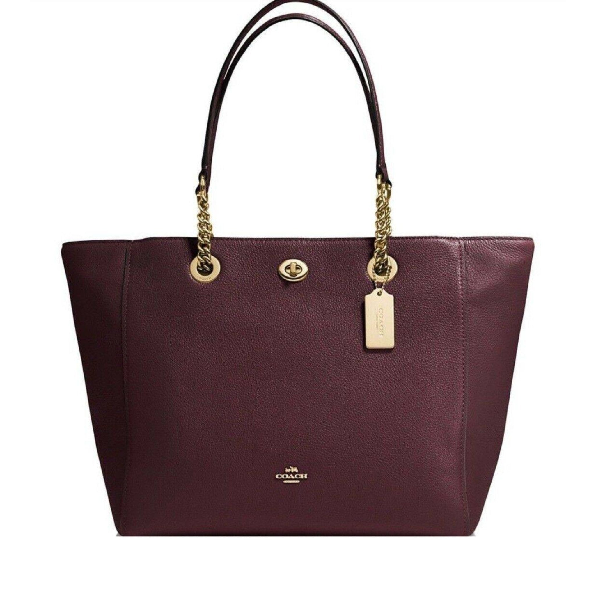 Coach oxblood tote bag Clearance