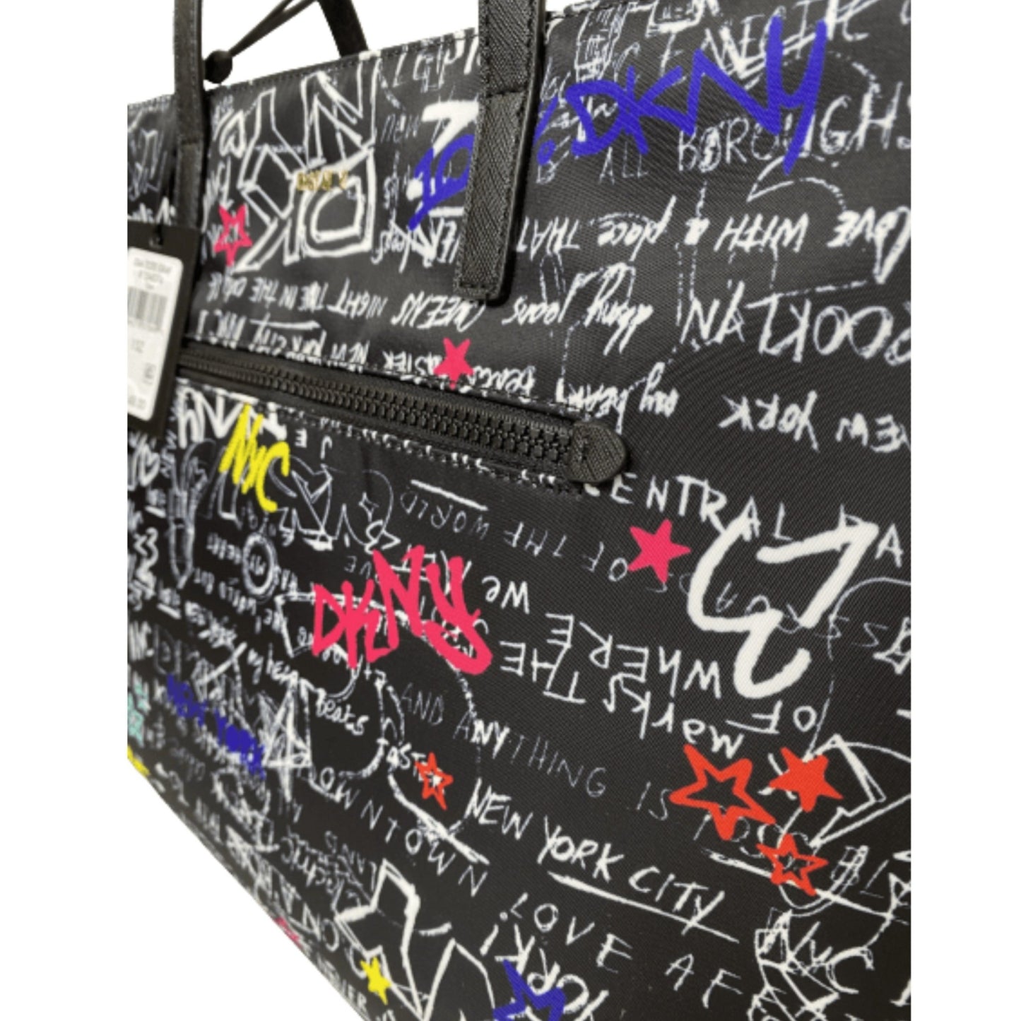 DKNY Nylon Gia Graffiti Tote