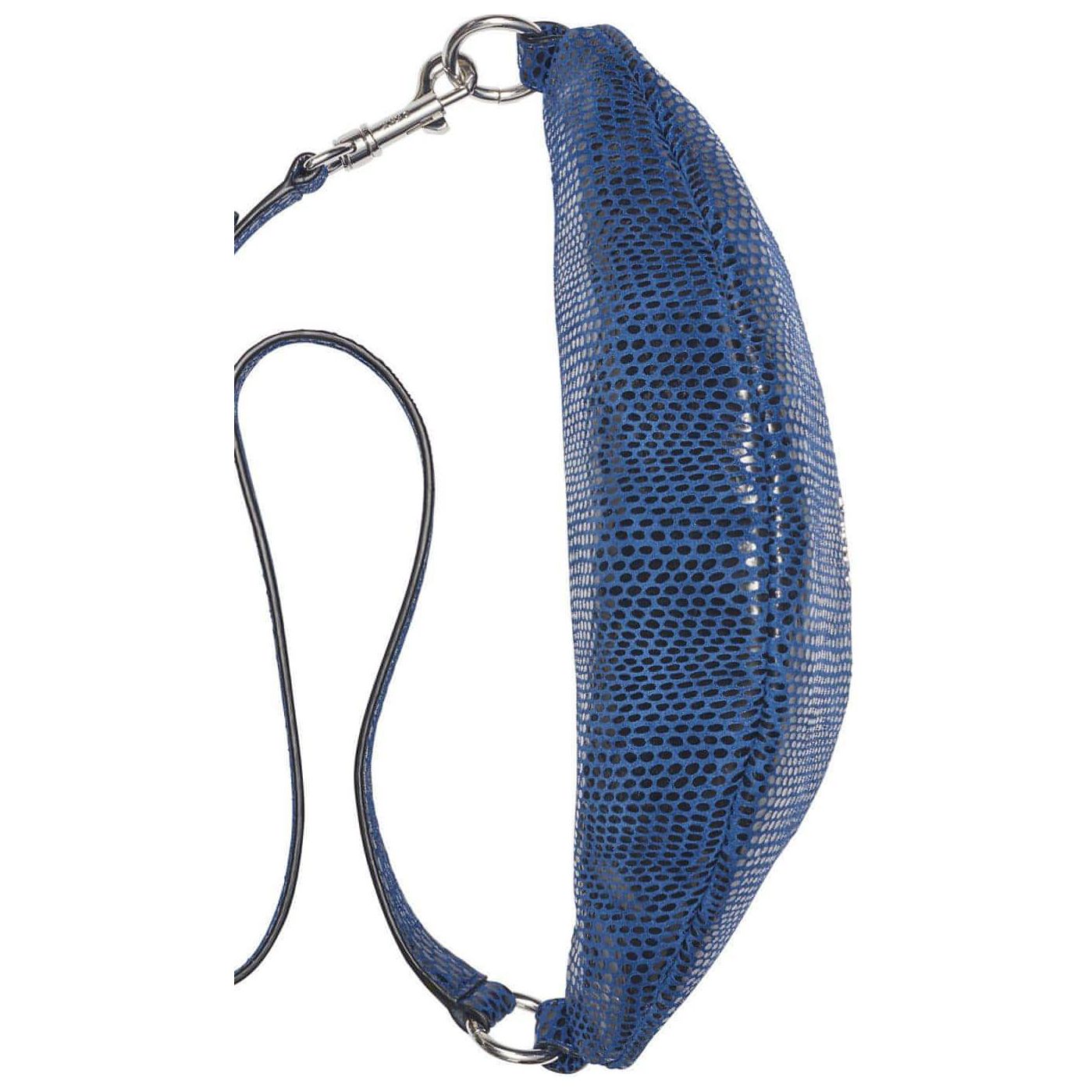 DKNY Sally Leather Belt Bag (Royal Blue/Silver) - Brandat Outlet, Women's Handbags Outlet ,Handbags Online Outlet | Brands Outlet | Brandat Outlet | Designer Handbags Online |