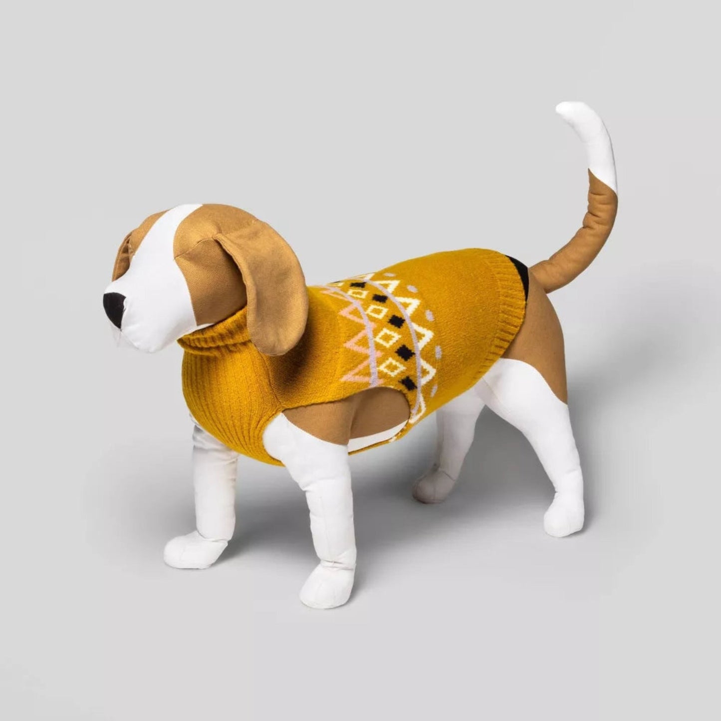 Dog and Cat Sweater Medium - Ochre - Boots & Barkley™