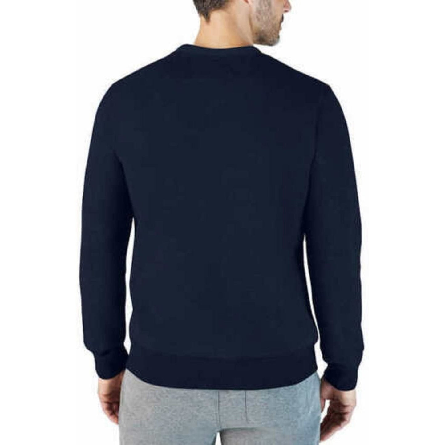 Eddie Bauer Men’s Fleece Lined Crew Sweatshirt blue