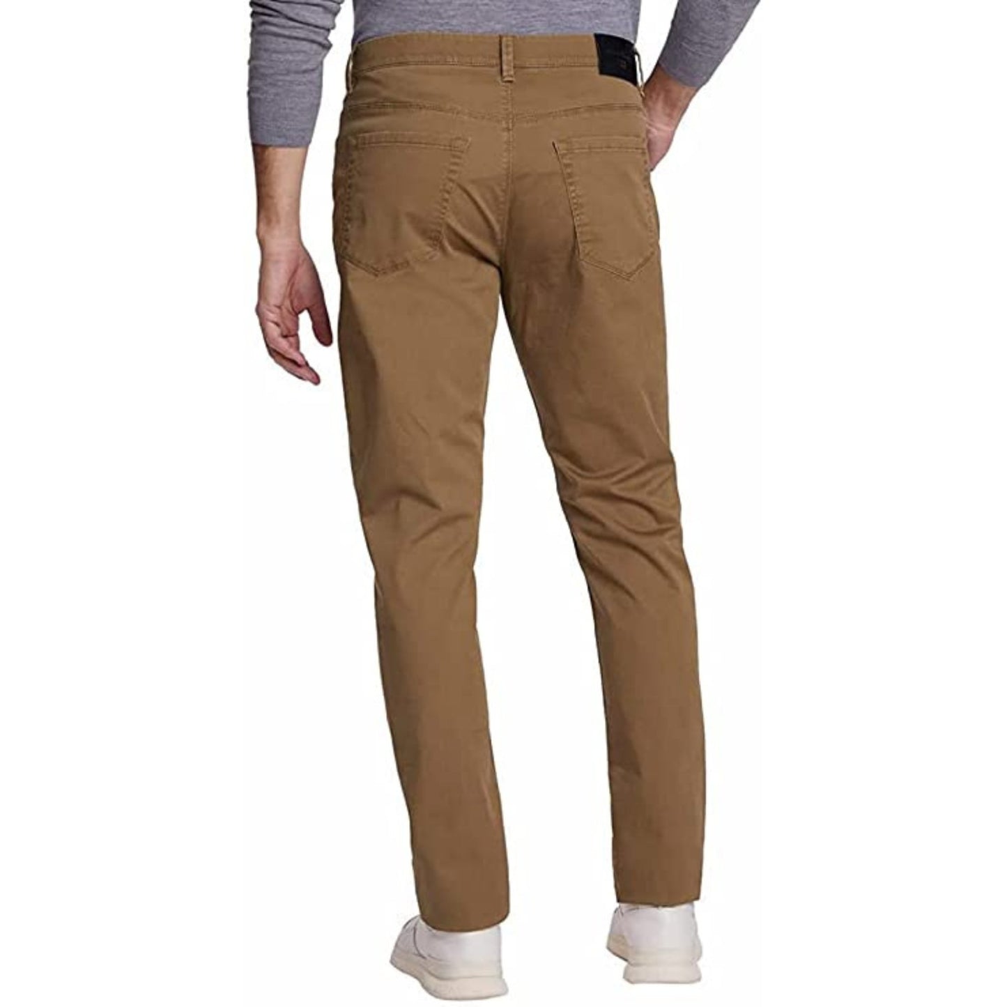 English Laundry Mens Twill 5 Pocket Pant (Honey Brown)