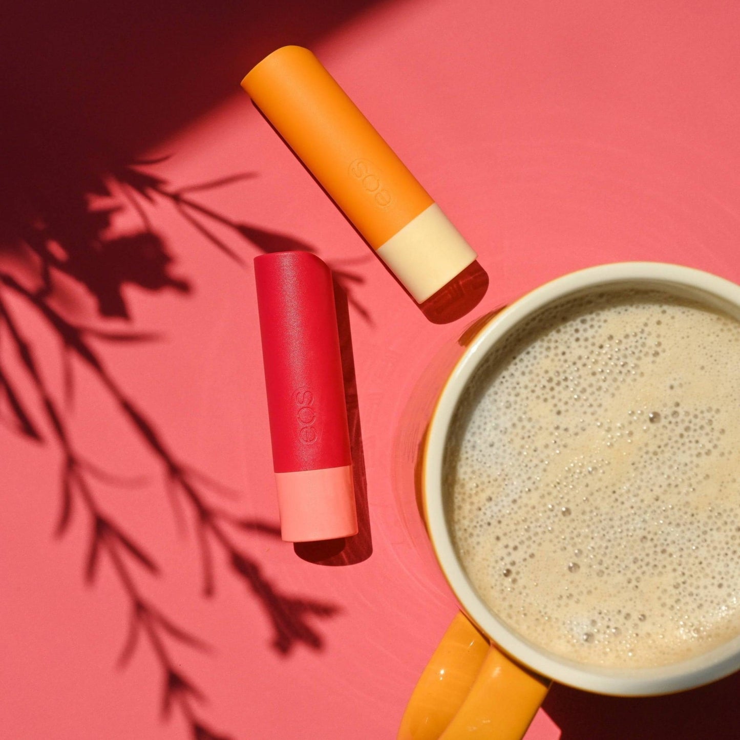 eos Whipped Pumpkin Late + Salted Caramel Macchiato Lip Balm Stick