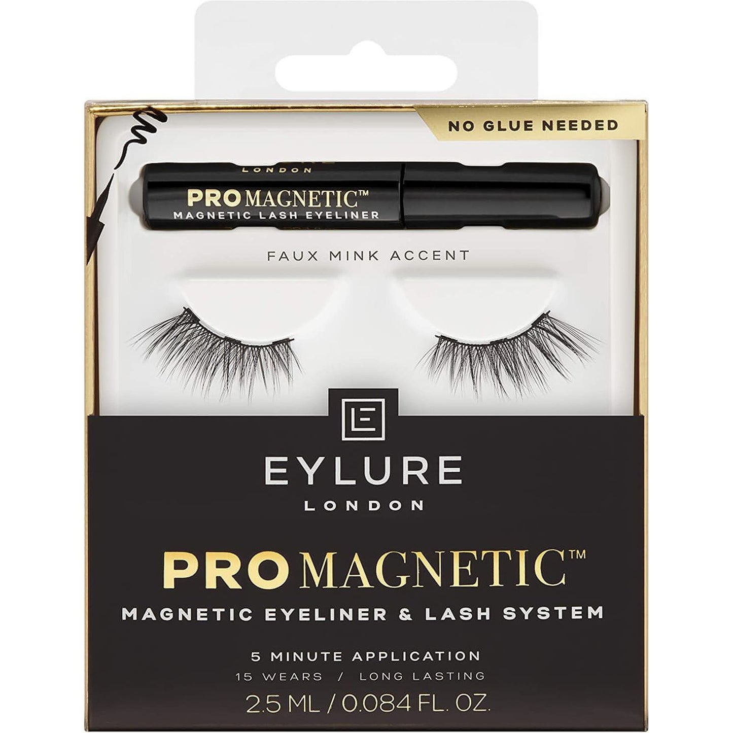 EYLURE Pro Magnetic False Lashes & Liner Kit, Volume (Faux Mink Accent) - Brandat Outlet