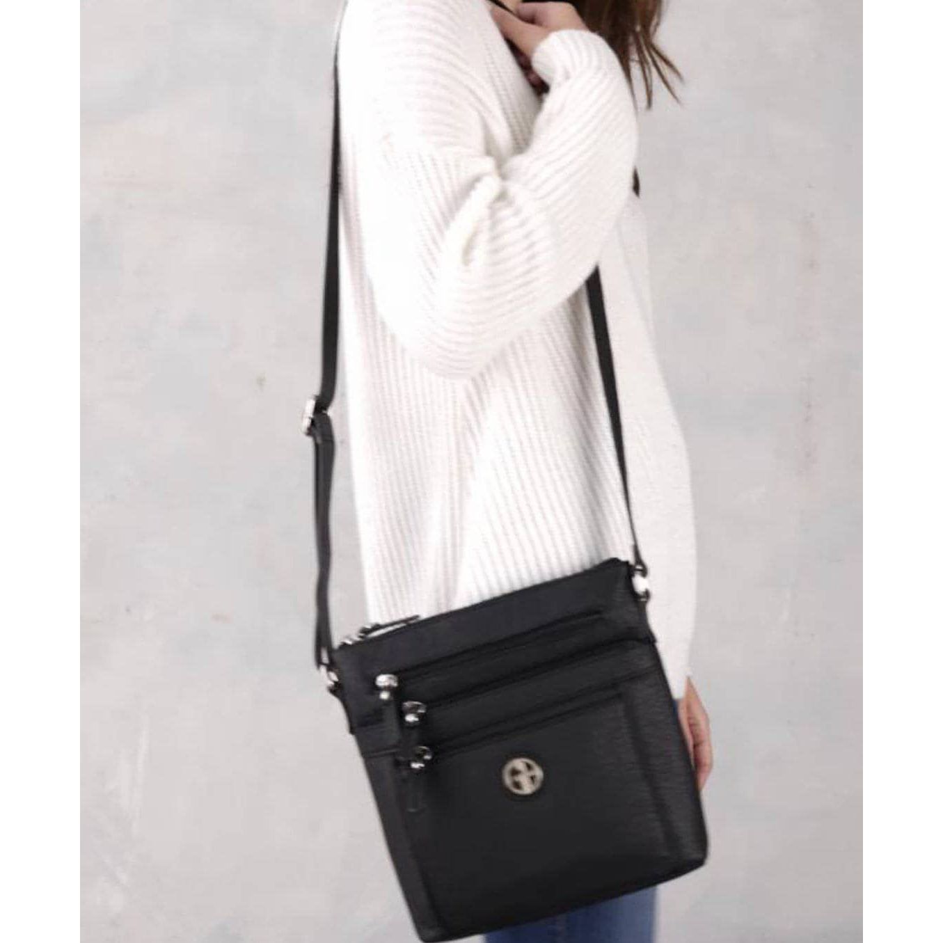 Giani Bernini Pebble Crossbody (Red Grape) - Brandat Outlet, Women's Handbags Outlet ,Handbags Online Outlet | Brands Outlet | Brandat Outlet | Designer Handbags Online |