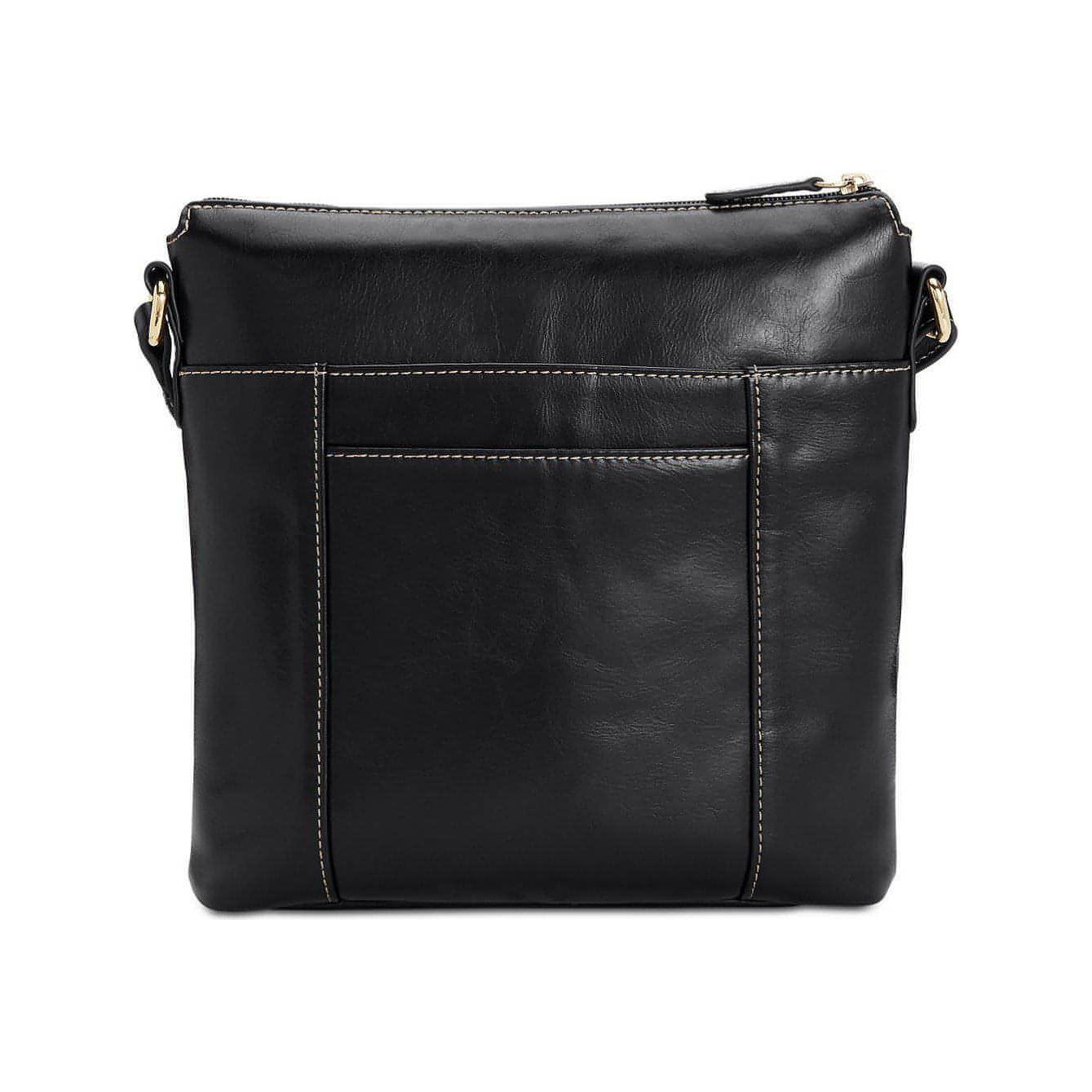 Giani Bernini Turn-Lock Glazed Crossbody (Black) - Brandat Outlet, Women's Handbags Outlet ,Handbags Online Outlet | Brands Outlet | Brandat Outlet | Designer Handbags Online |