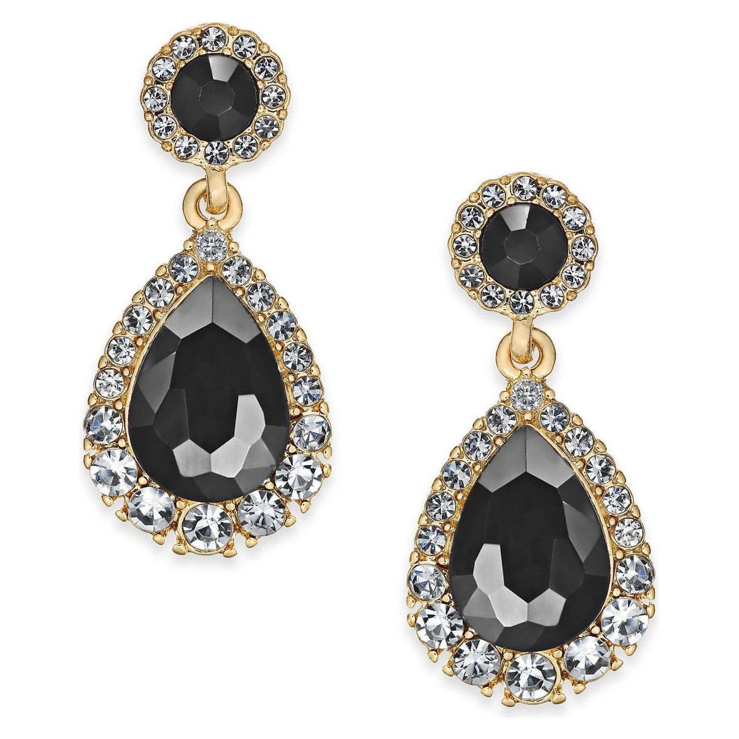 Gold-Tone Crystal & Stone Drop Earrings - Brandat Outlet, Women's Handbags Outlet ,Handbags Online Outlet | Brands Outlet | Brandat Outlet | Designer Handbags Online |