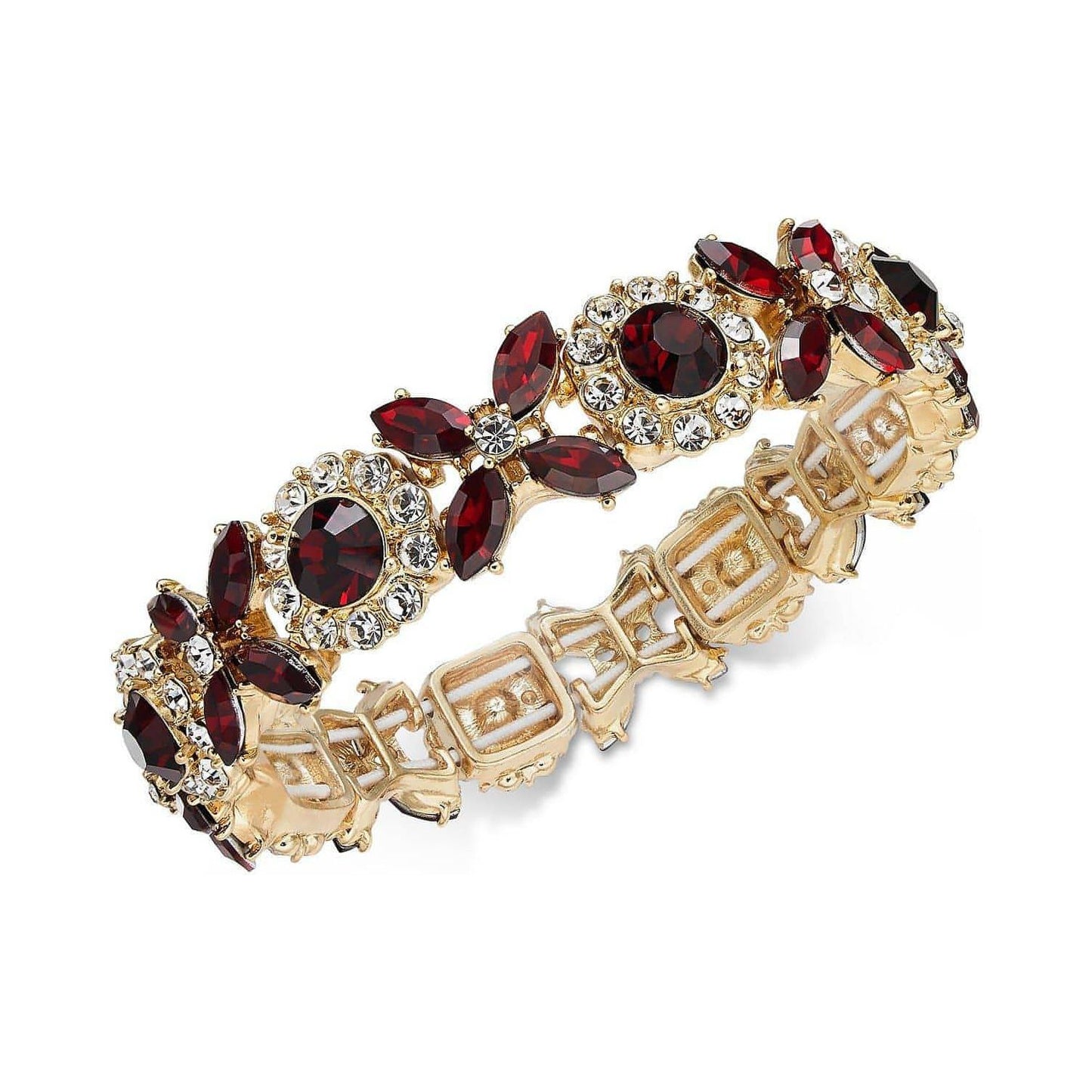 Gold-Tone Crystal & Stone Stretch Bracelet - Brandat Outlet, Women's Handbags Outlet ,Handbags Online Outlet | Brands Outlet | Brandat Outlet | Designer Handbags Online |