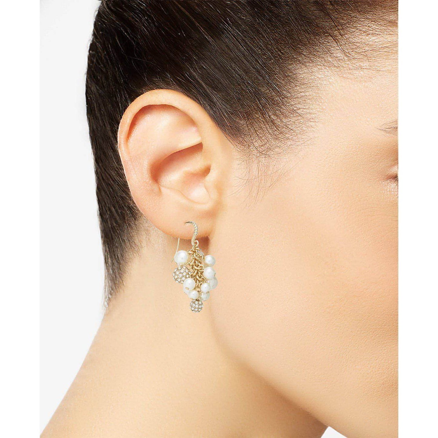 Gold-Tone Imitation Pearl Shaky Drop Earrings - Brandat Outlet, Women's Handbags Outlet ,Handbags Online Outlet | Brands Outlet | Brandat Outlet | Designer Handbags Online |