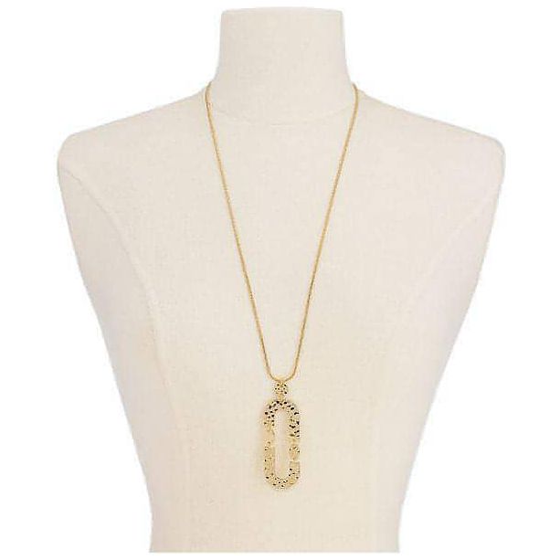 Gold-Tone Link Pendant Necklace - Brandat Outlet, Women's Handbags Outlet ,Handbags Online Outlet | Brands Outlet | Brandat Outlet | Designer Handbags Online |