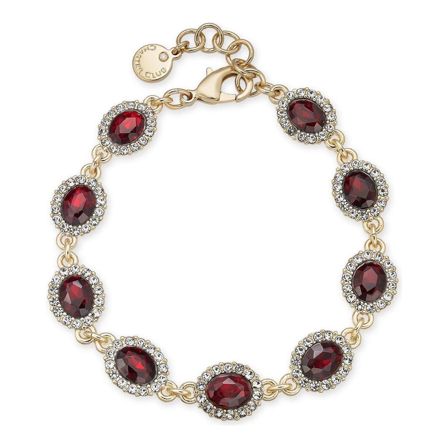 Gold-Tone Pavé & Stone Link Bracelet - Brandat Outlet, Women's Handbags Outlet ,Handbags Online Outlet | Brands Outlet | Brandat Outlet | Designer Handbags Online |