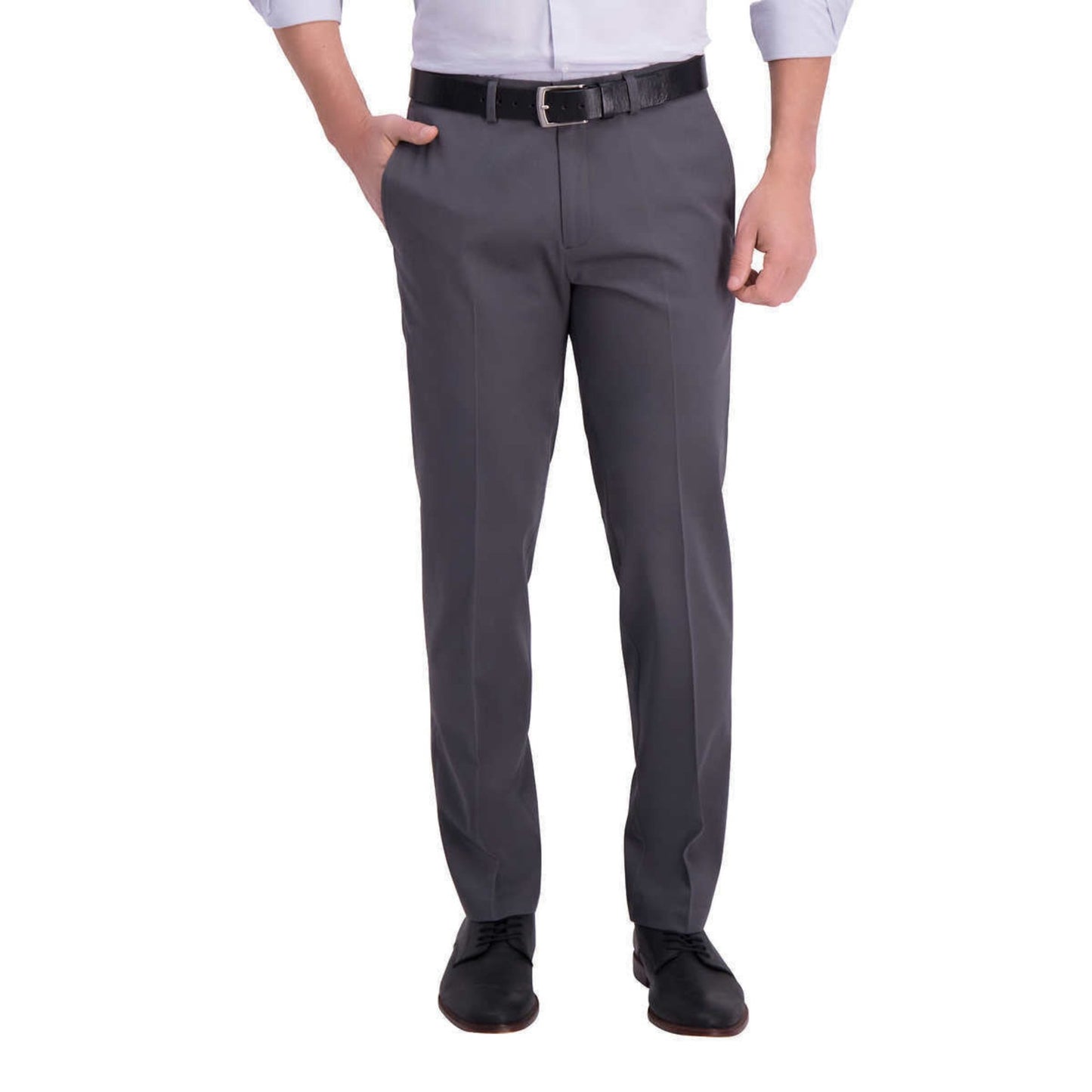 Haggar Men's Premium Non Iron Twill Pants Grey