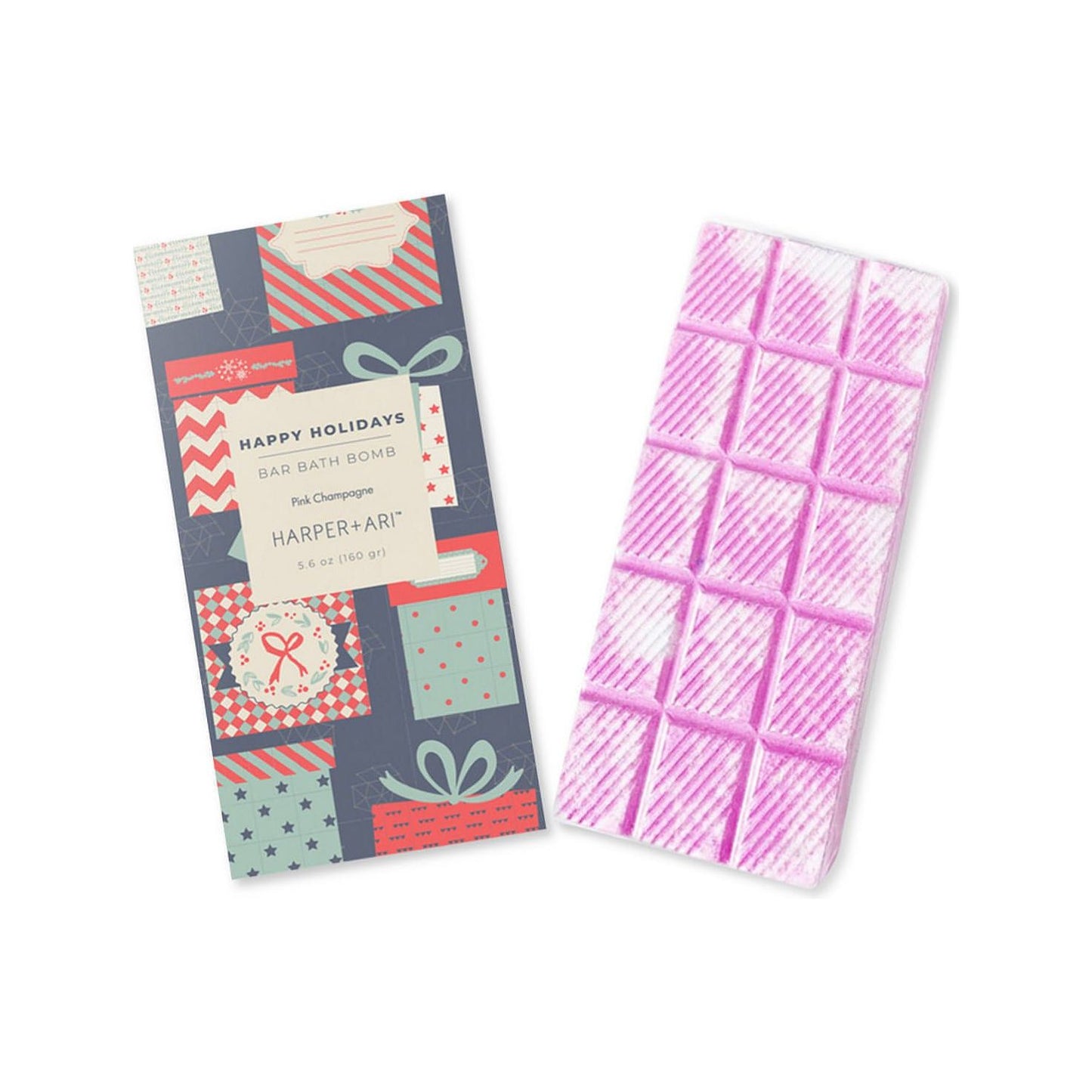 Harper + Ari Peach Fizz Bar Bath Bomb,160g (Pink) - Brandat Outlet