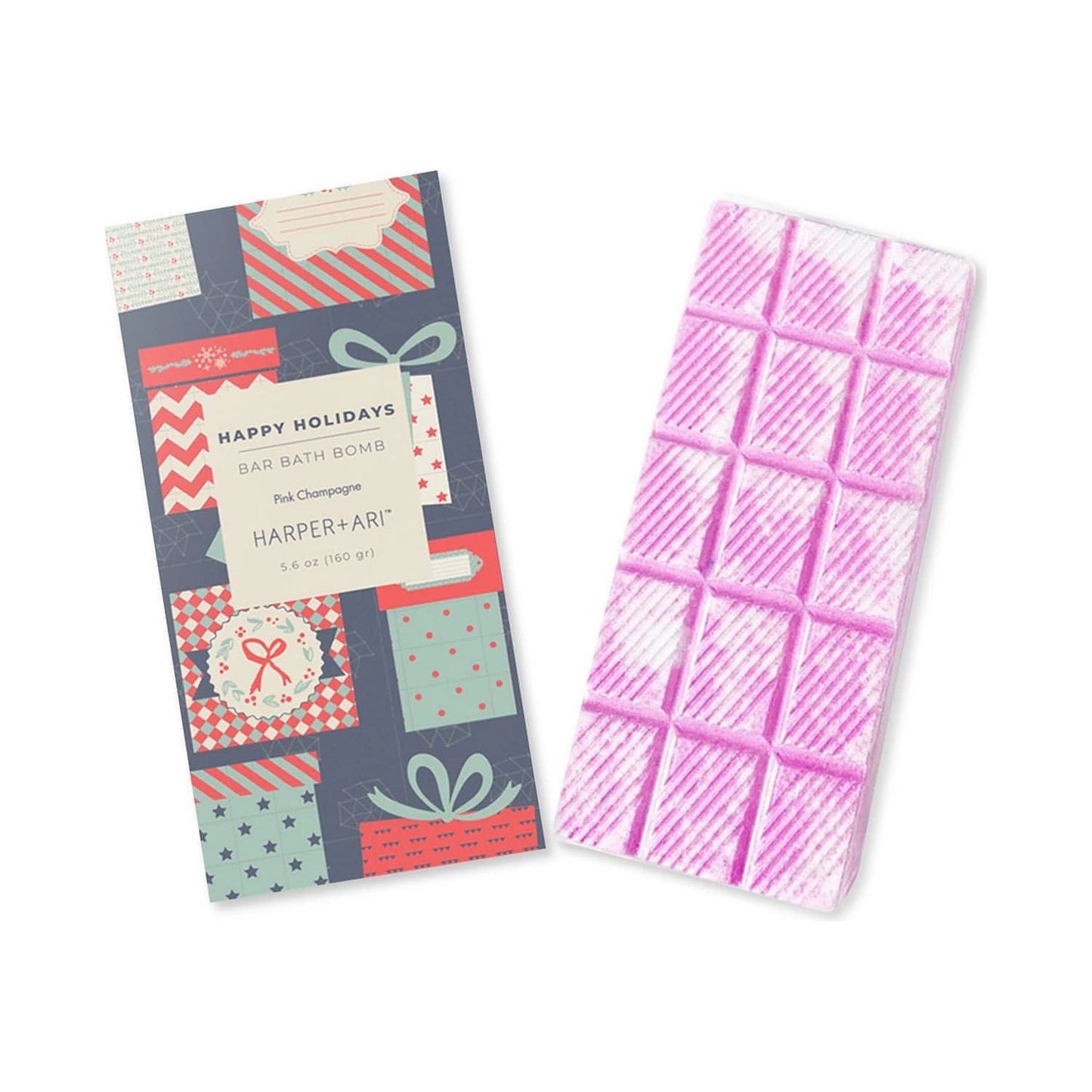 Harper + Ari Pink Champagne Bar Bath Bomb, 5.6-oz. (158gram) - Brandat Outlet