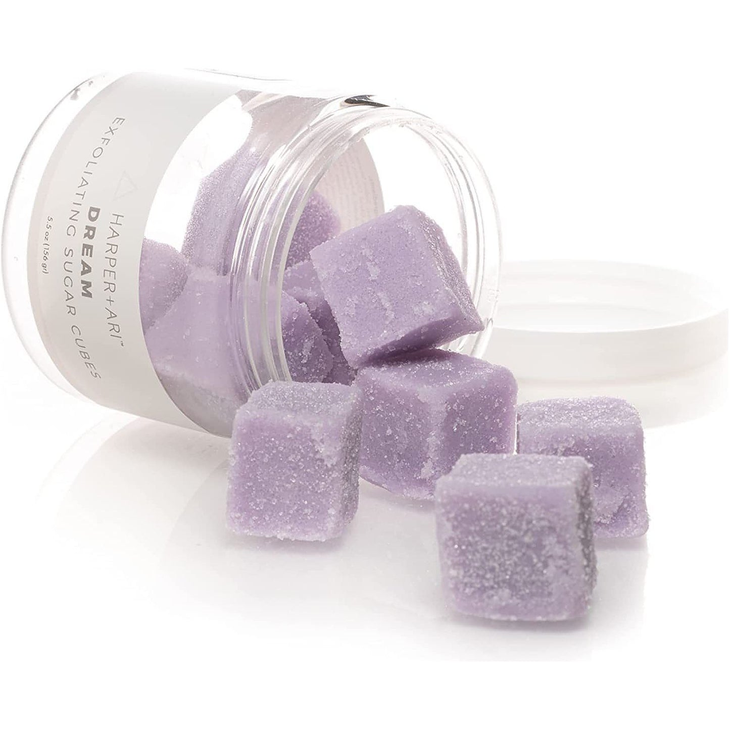 Harper + Ari Sugar Scrub Cubes (Dream, 10 Cubes/156 g), Exfoliating Body Scrub