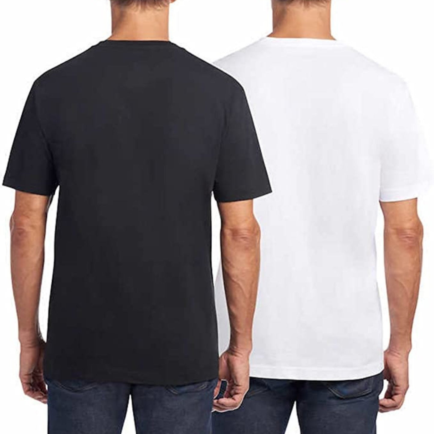 Hurley Men's 2 Pack Classic Graphic Tees (Black/White)