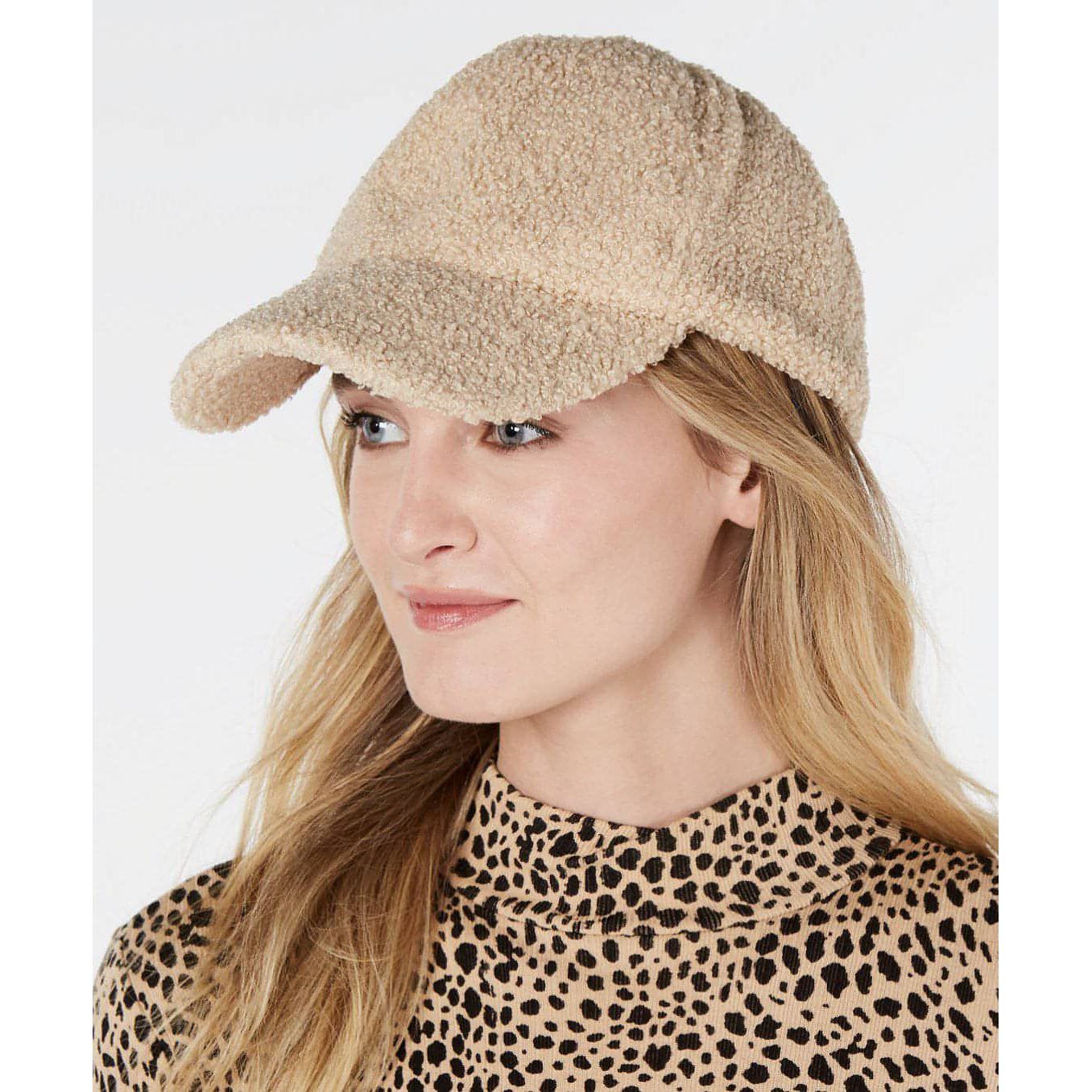 INC Faux-Sherpa Baseball Cap - Brandat Outlet, Women's Handbags Outlet ,Handbags Online Outlet | Brands Outlet | Brandat Outlet | Designer Handbags Online |