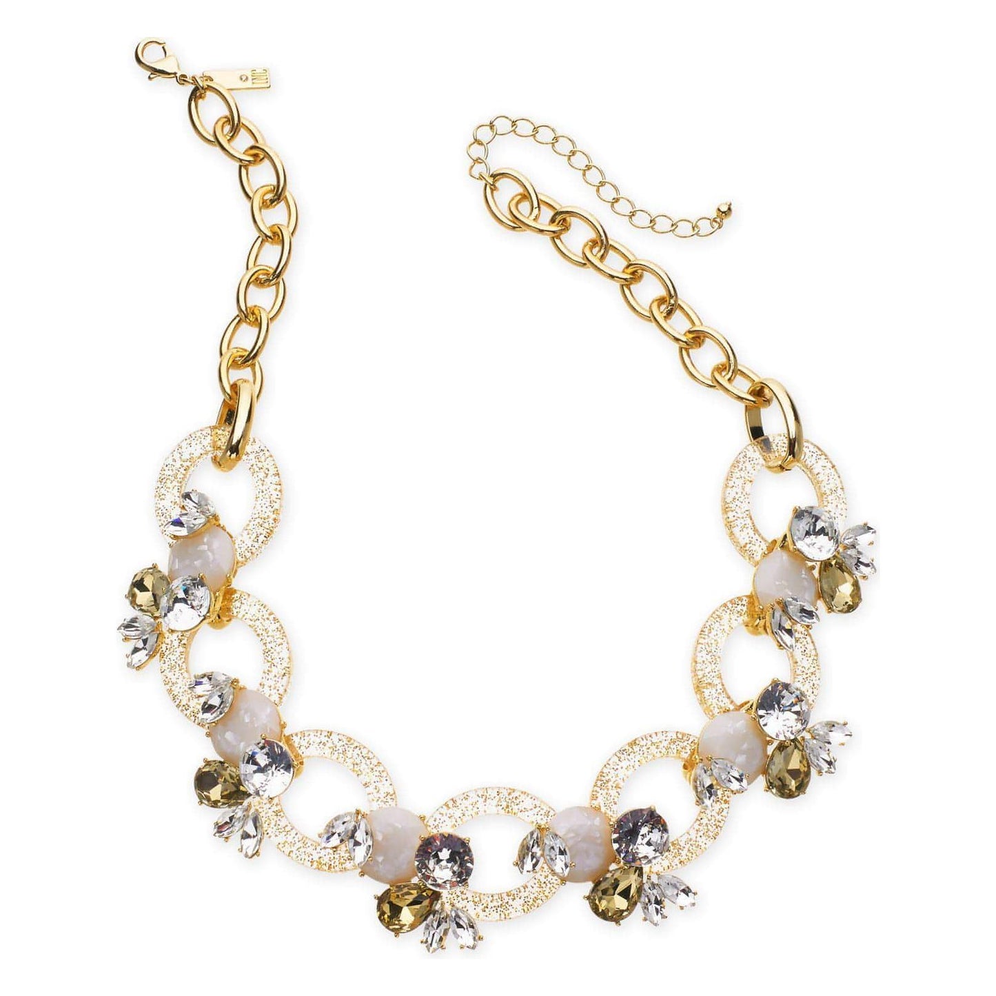 I.n.c. Gold-Tone Crystal & Stone Link Statement Necklace - Brandat Outlet, Women's Handbags Outlet ,Handbags Online Outlet | Brands Outlet | Brandat Outlet | Designer Handbags Online |