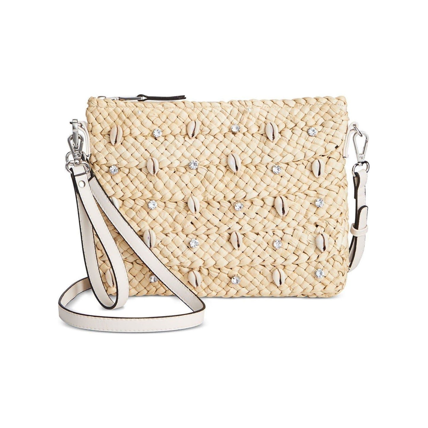 INC Straw & Shell Crossbody - Brandat Outlet, Women's Handbags Outlet ,Handbags Online Outlet | Brands Outlet | Brandat Outlet | Designer Handbags Online |