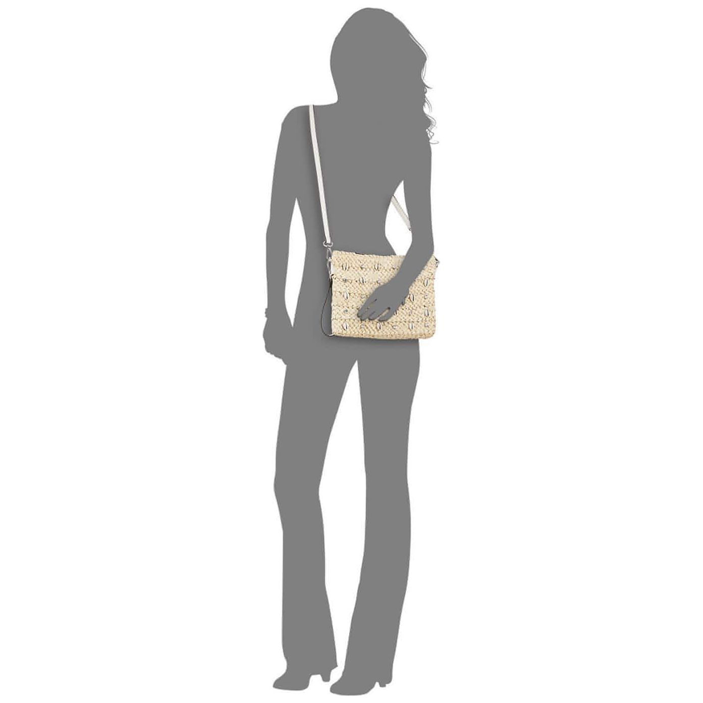INC Straw & Shell Crossbody - Brandat Outlet, Women's Handbags Outlet ,Handbags Online Outlet | Brands Outlet | Brandat Outlet | Designer Handbags Online |