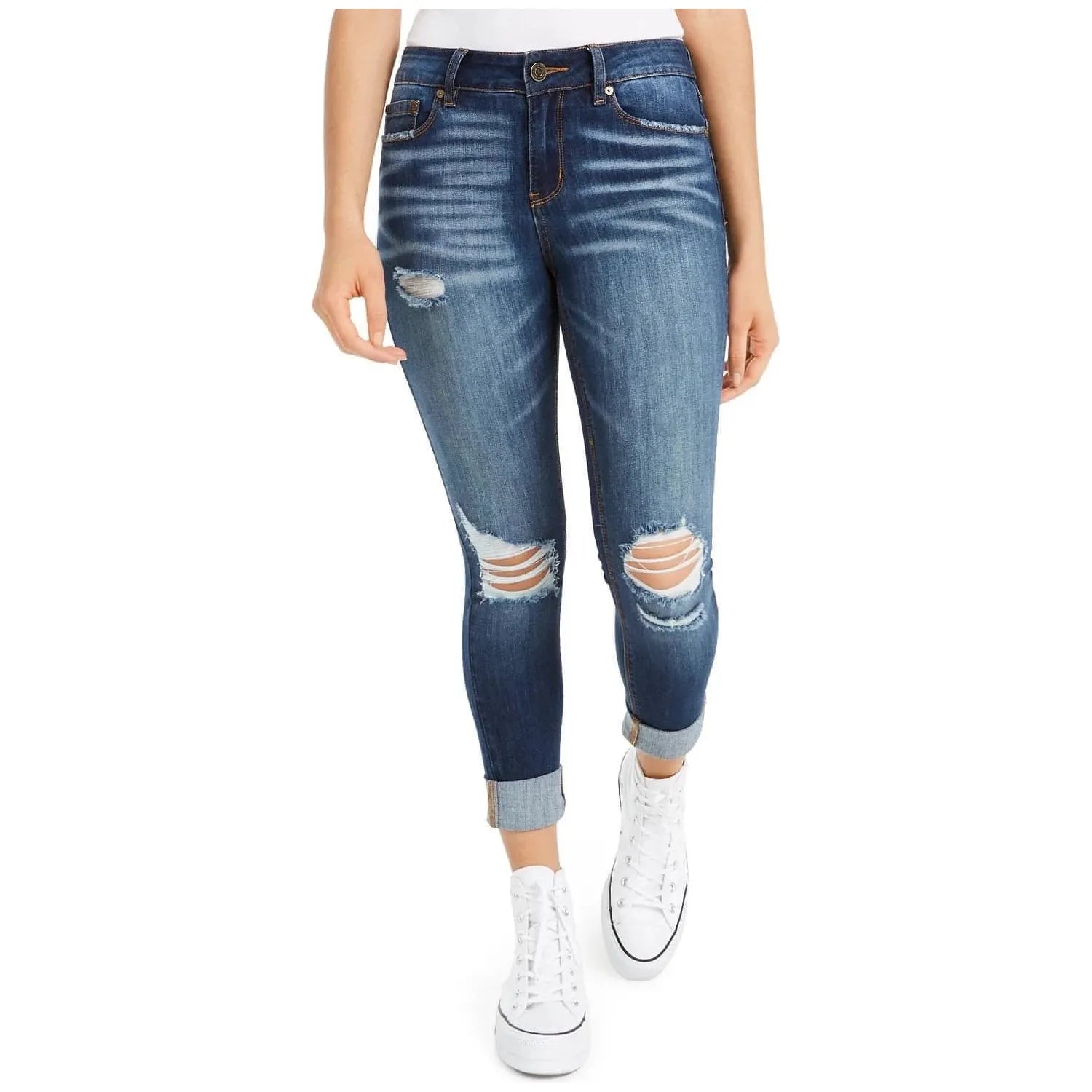 Junior ripped hot sale skinny jeans