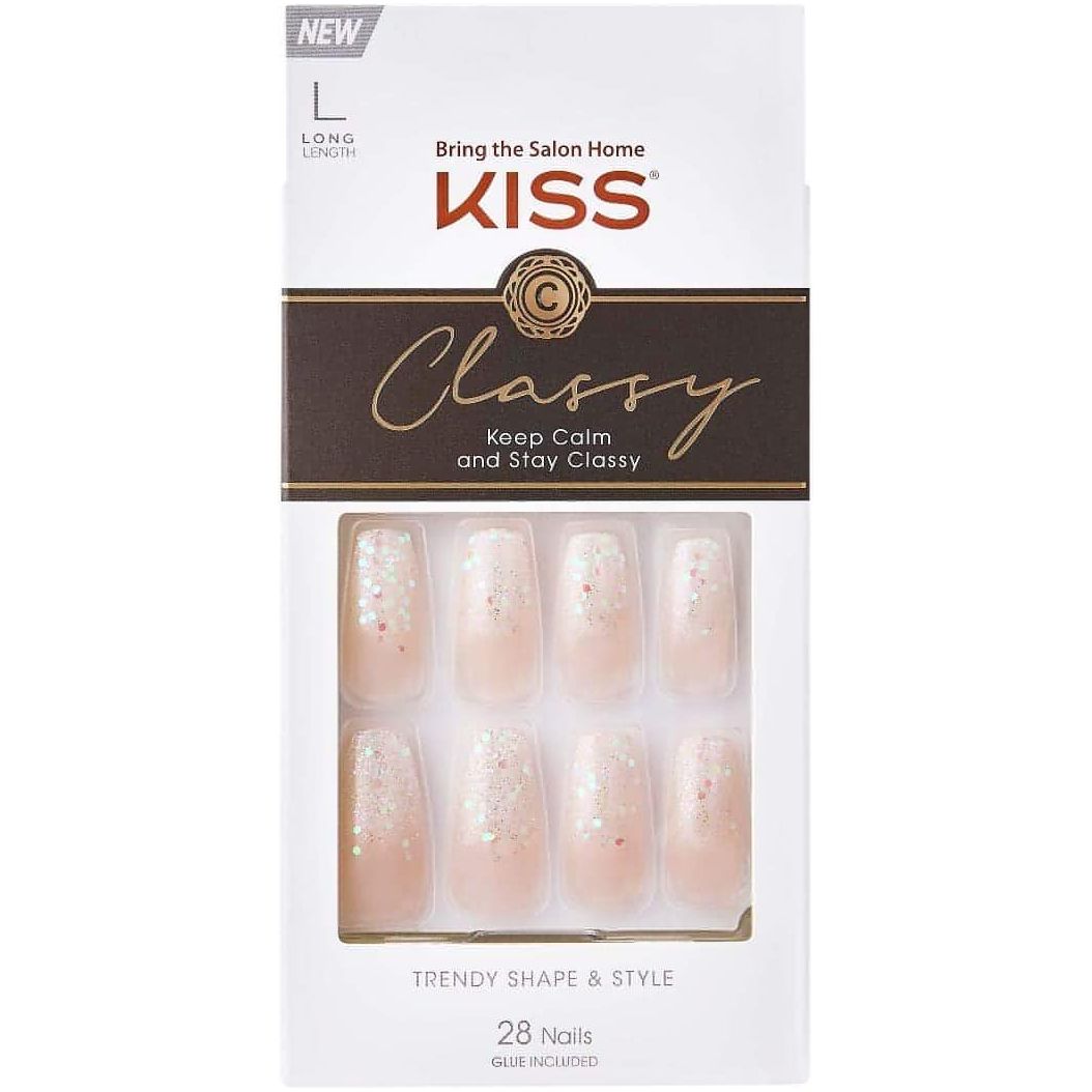 Kiss Classy Nails 28 Count Scrunchie Long Length