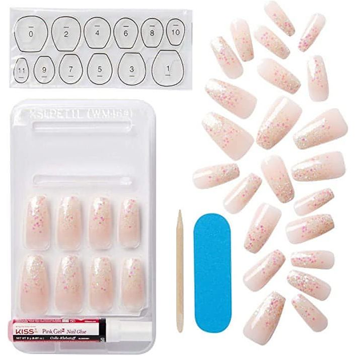 Kiss Classy Nails 28 Count Scrunchie Long Length