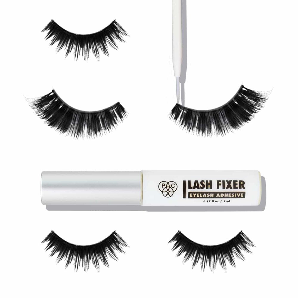 Lashes in a Box No 27 Black 10 Pairs Eyelashes + Eyelash Adhesive - Brandat Outlet