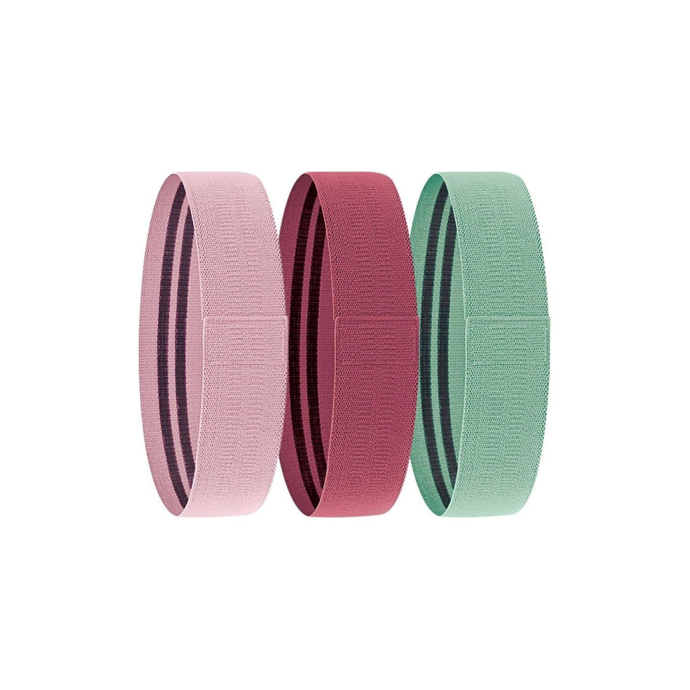 Lomi Fitness Resistance Band Sets 3 PCS (Pink Mix) - Brandat Outlet