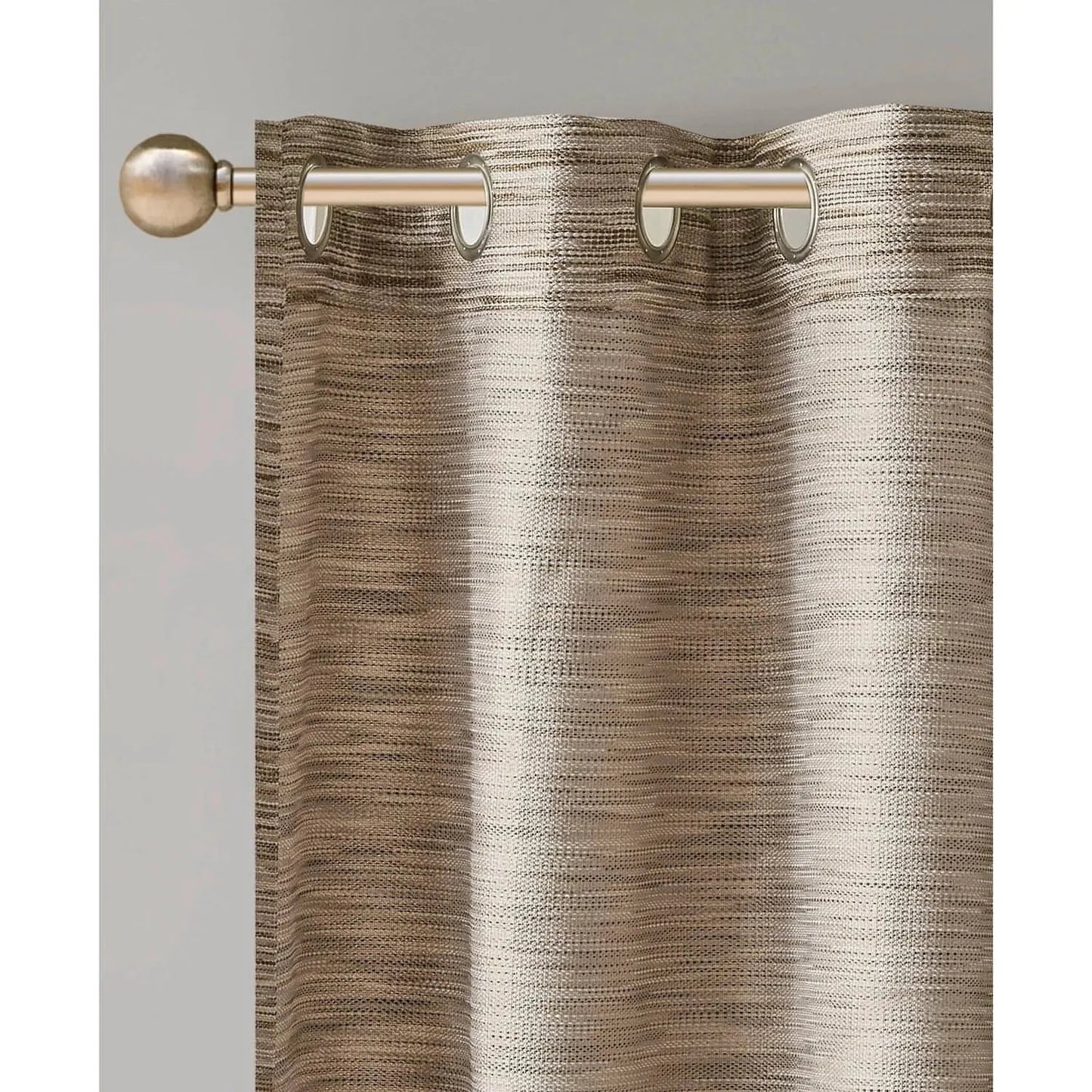 Madison Park Cameron 50" x 95" Curtain Panel (Mocha) - Brandat Outlet