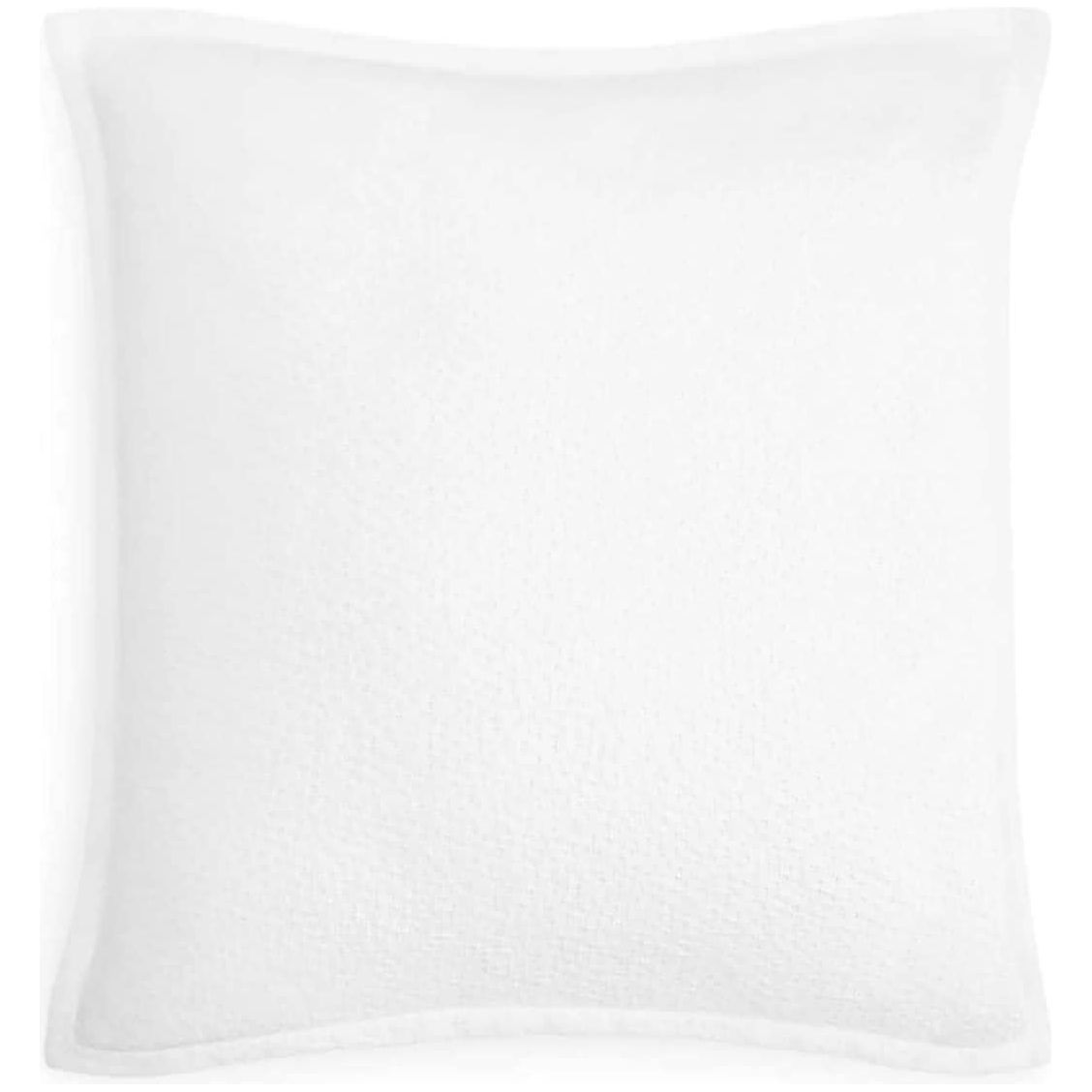 Matouk Costa Cotton Matelassé Euro Pillow Sham White - Brandat Outlet